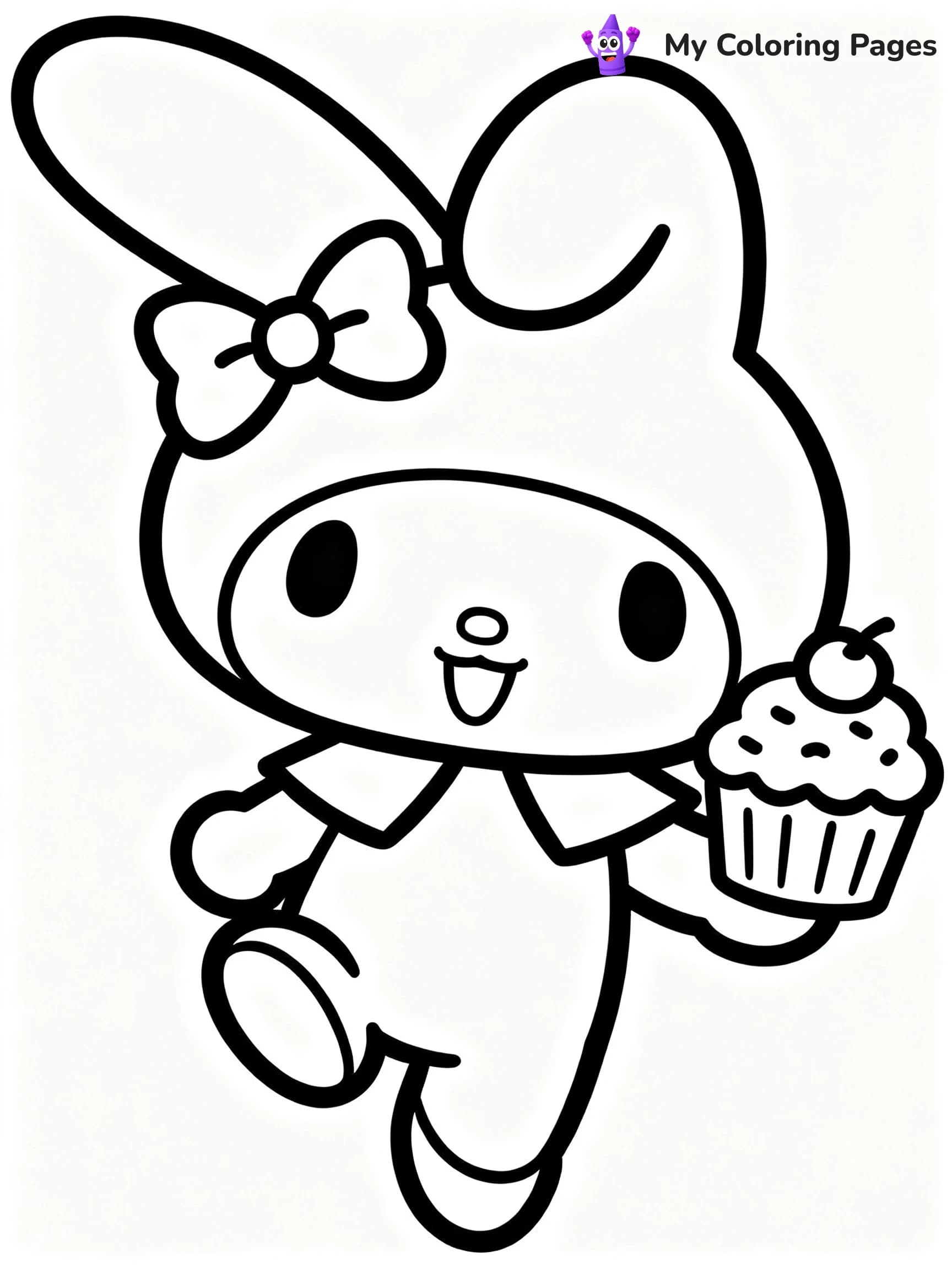 Hello Kitty Cooking Coloring Pages - 14
