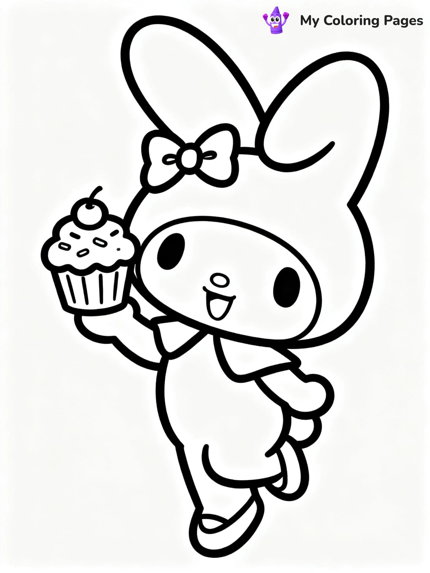 Hello Kitty Cooking Coloring Pages - 13