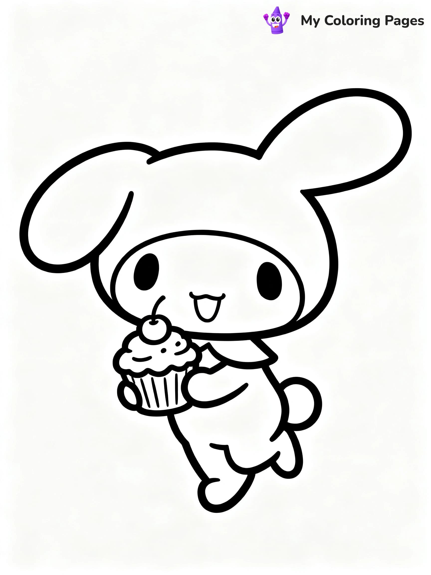 Hello Kitty Cooking Coloring Pages - 10