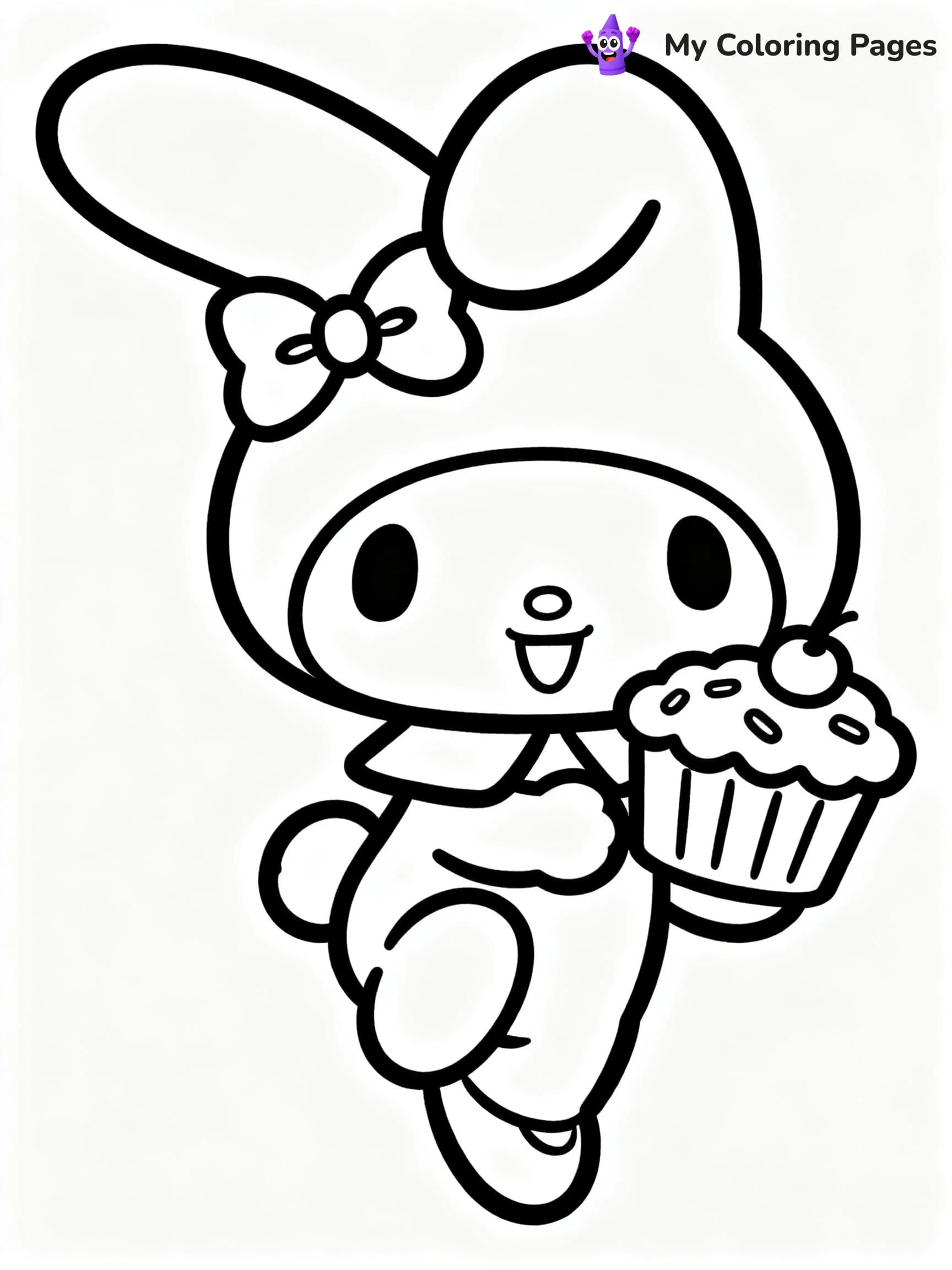 Hello Kitty Cooking Coloring Pages - 9