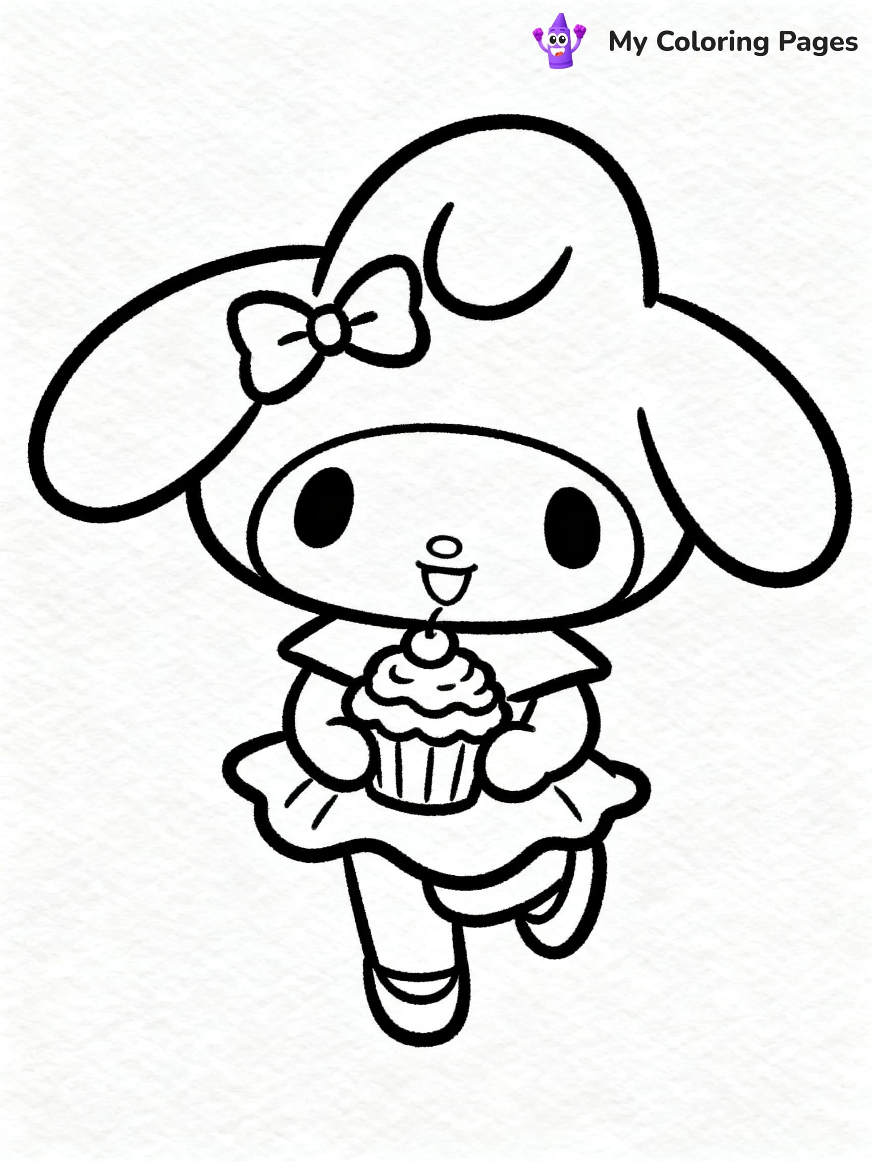 Hello Kitty Cooking Coloring Pages - 8