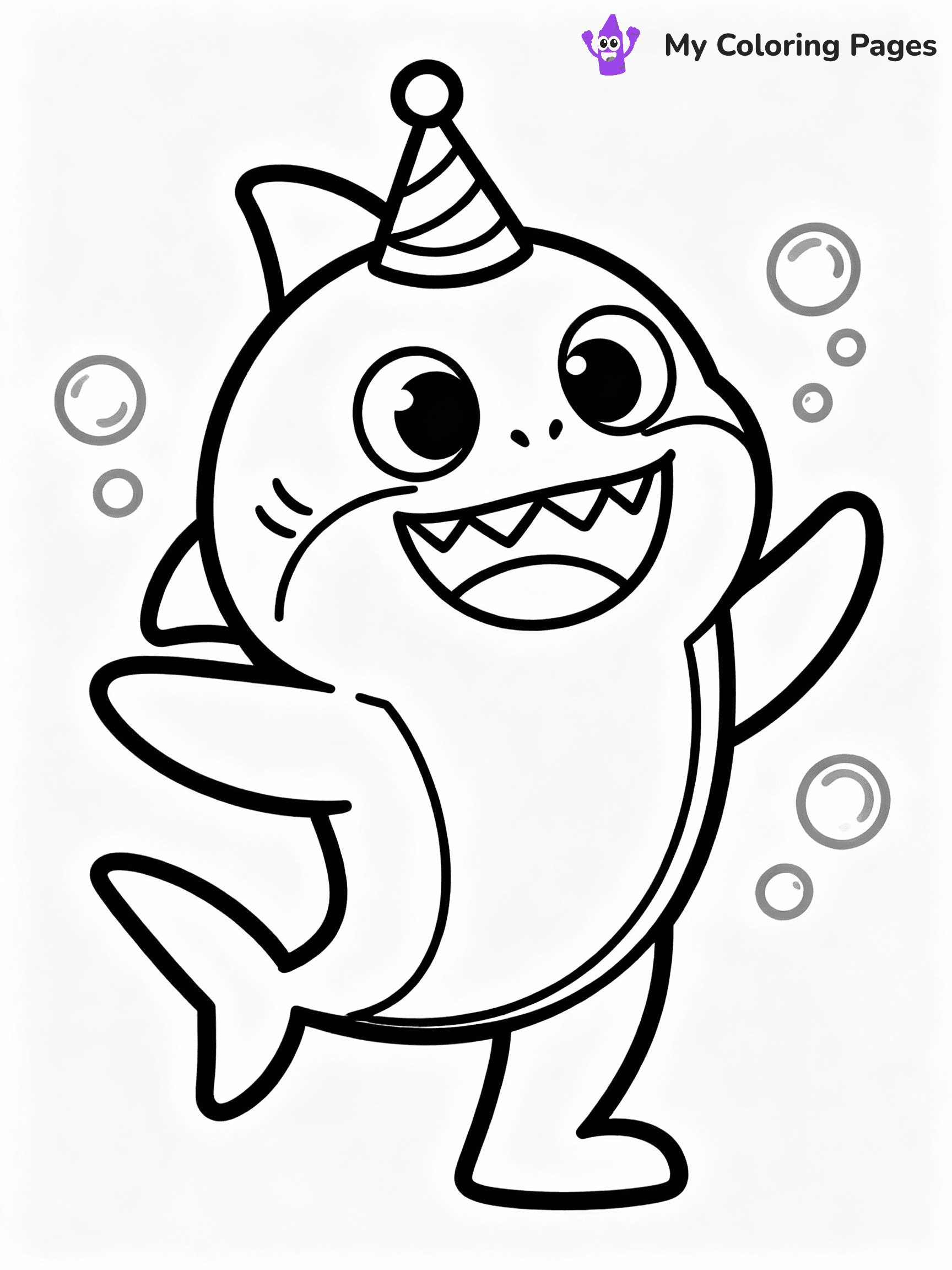 Baby Shark Coloring Pages - 26