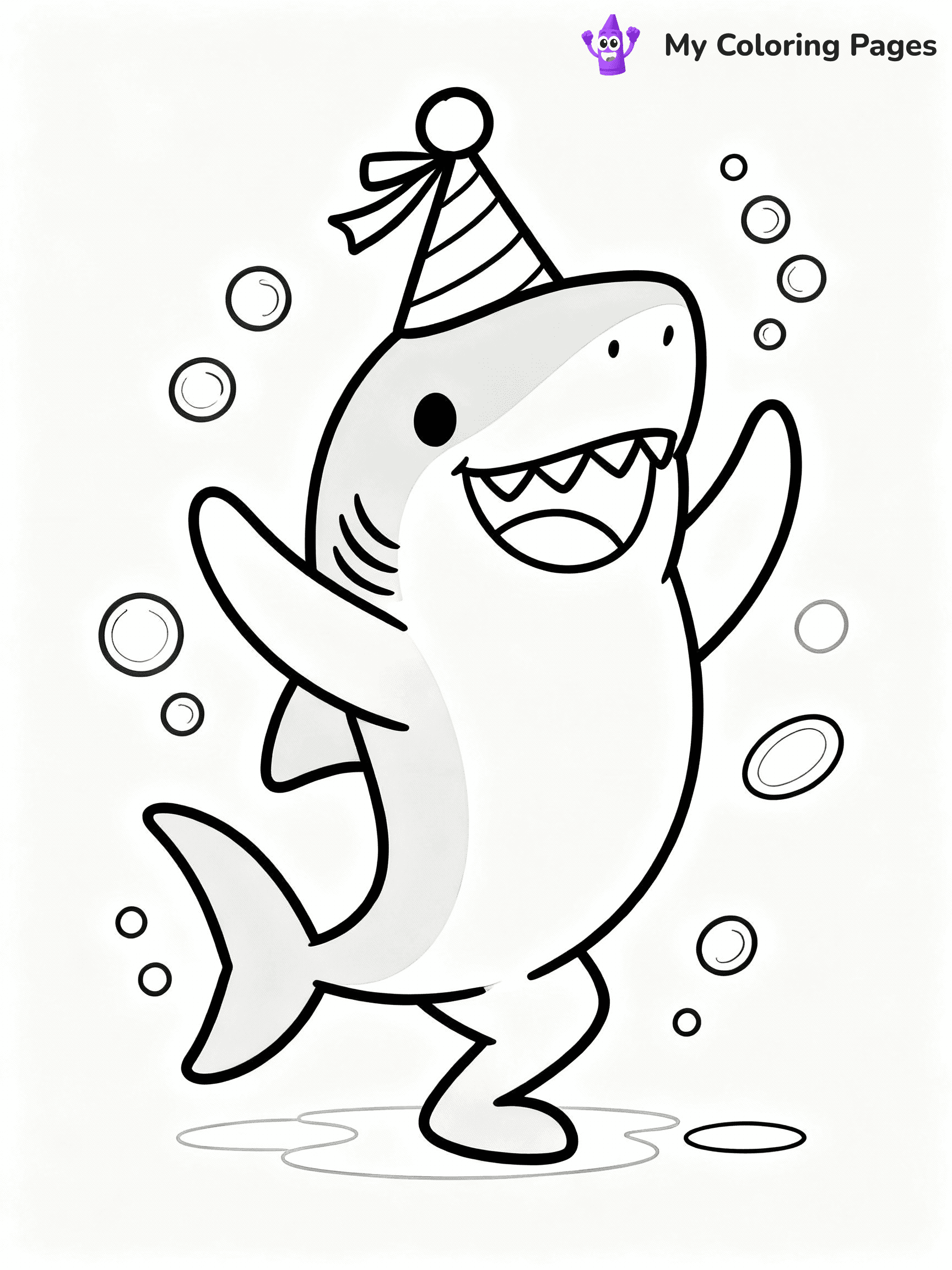 Baby Shark Coloring Pages - 21