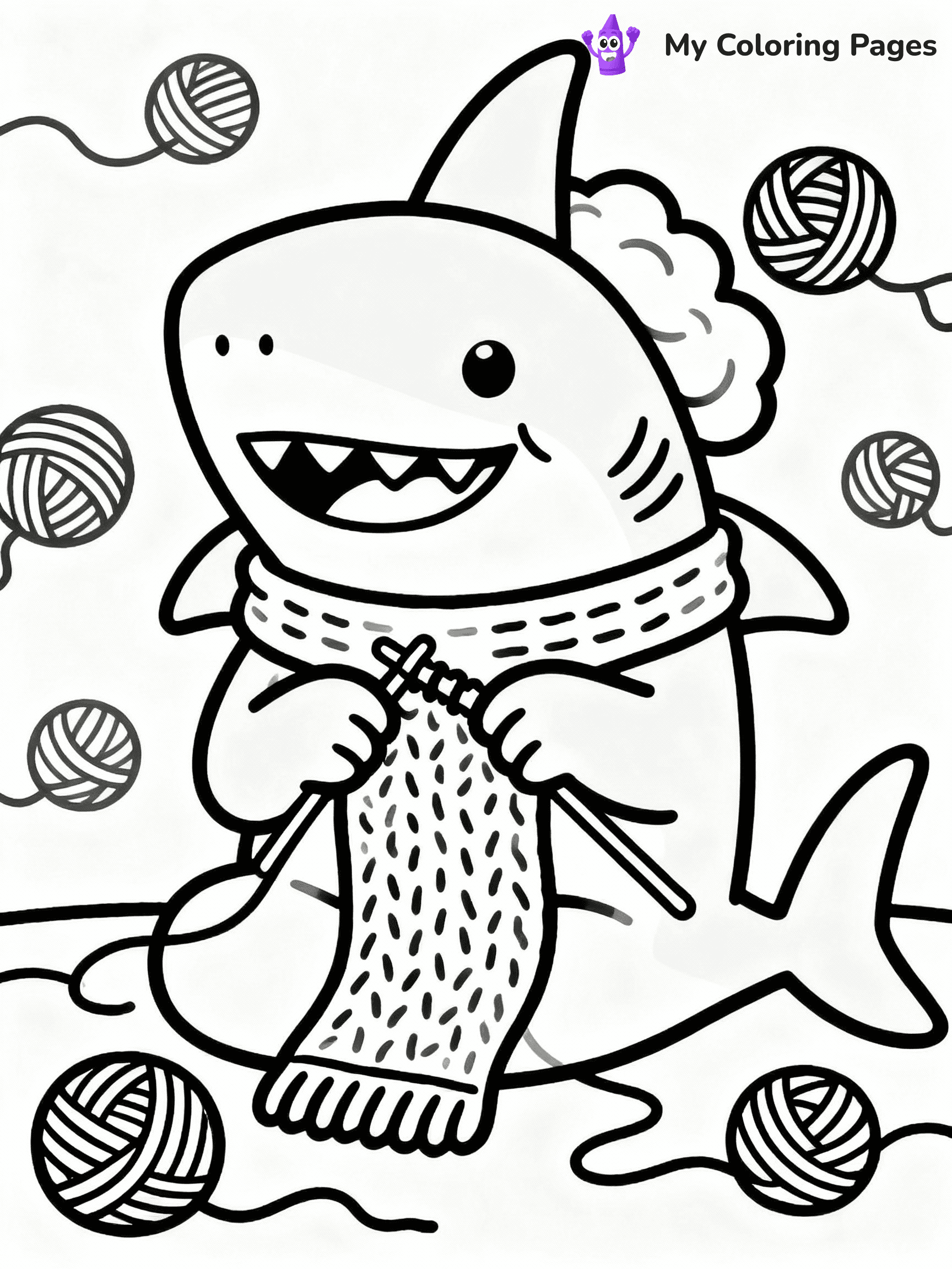 Baby Shark Coloring Pages - 20