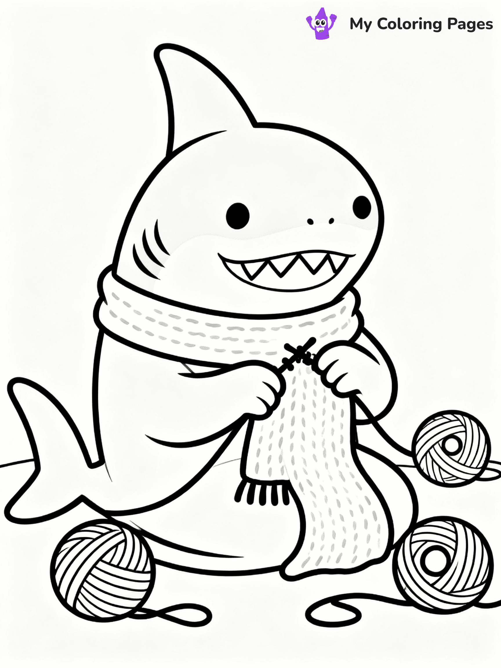 Baby Shark Coloring Pages - 19