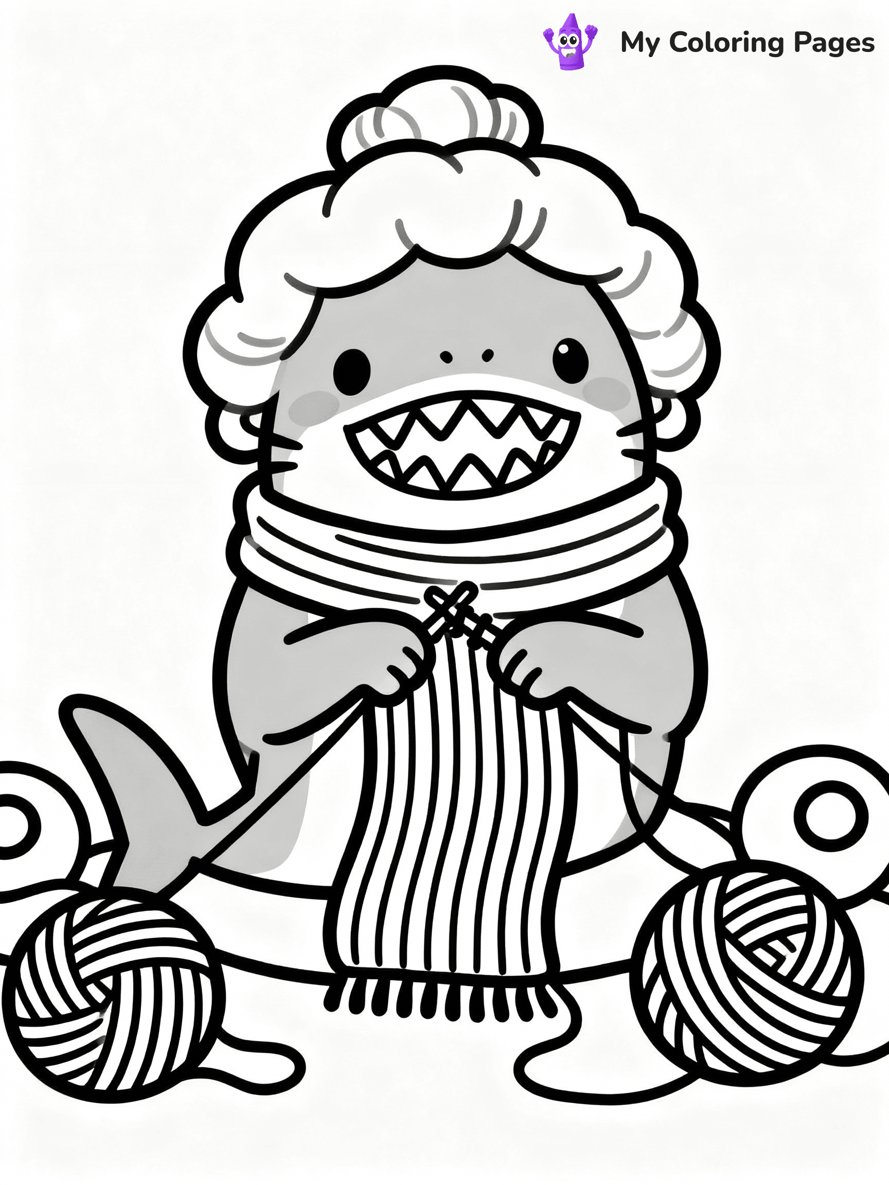 Baby Shark Coloring Pages - 17