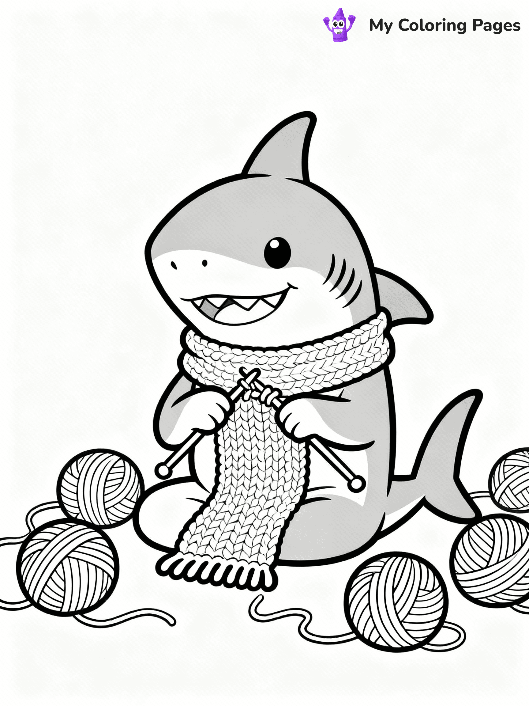 Baby Shark Coloring Pages - 12