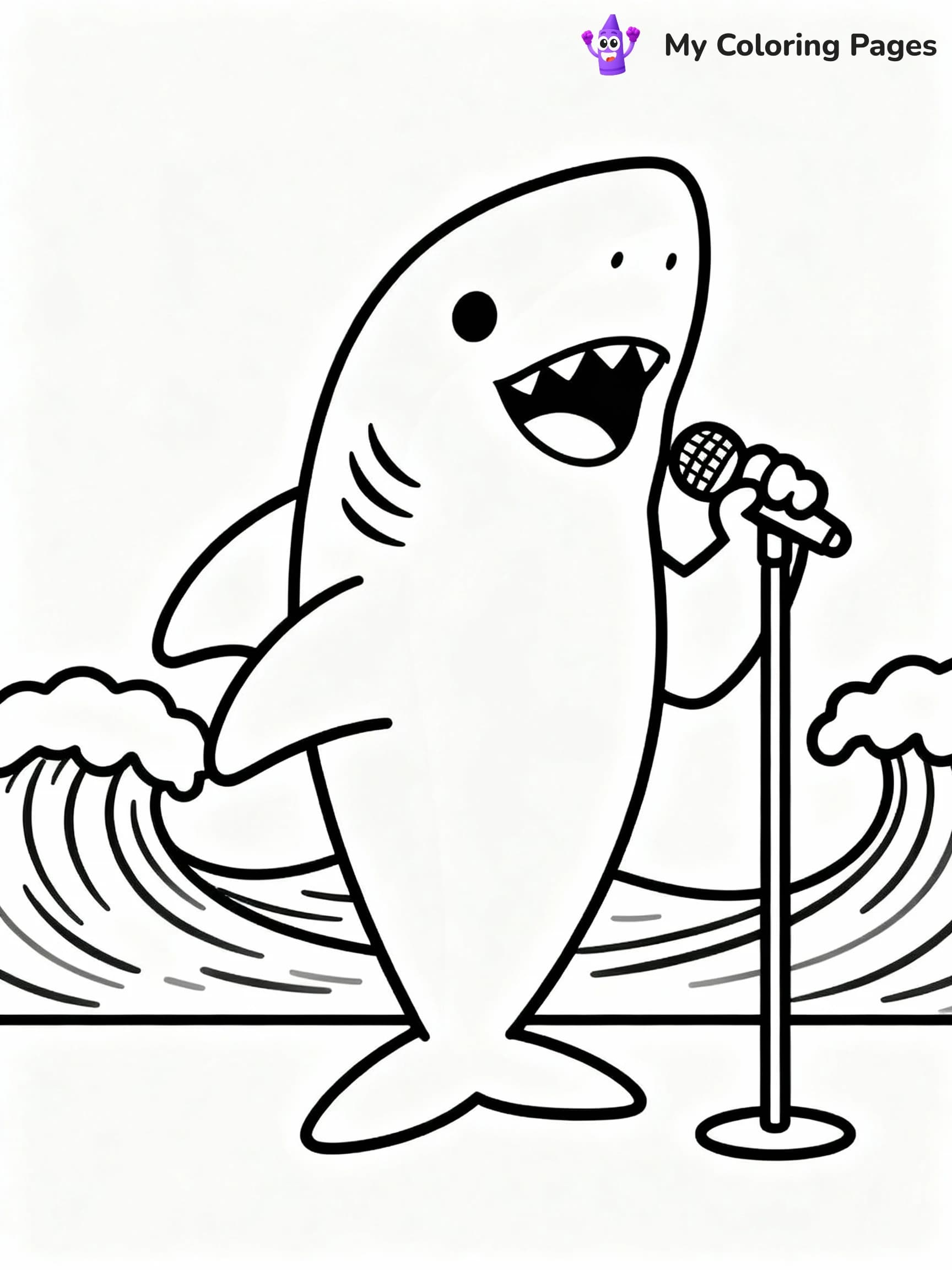 Baby Shark Coloring Pages - 10