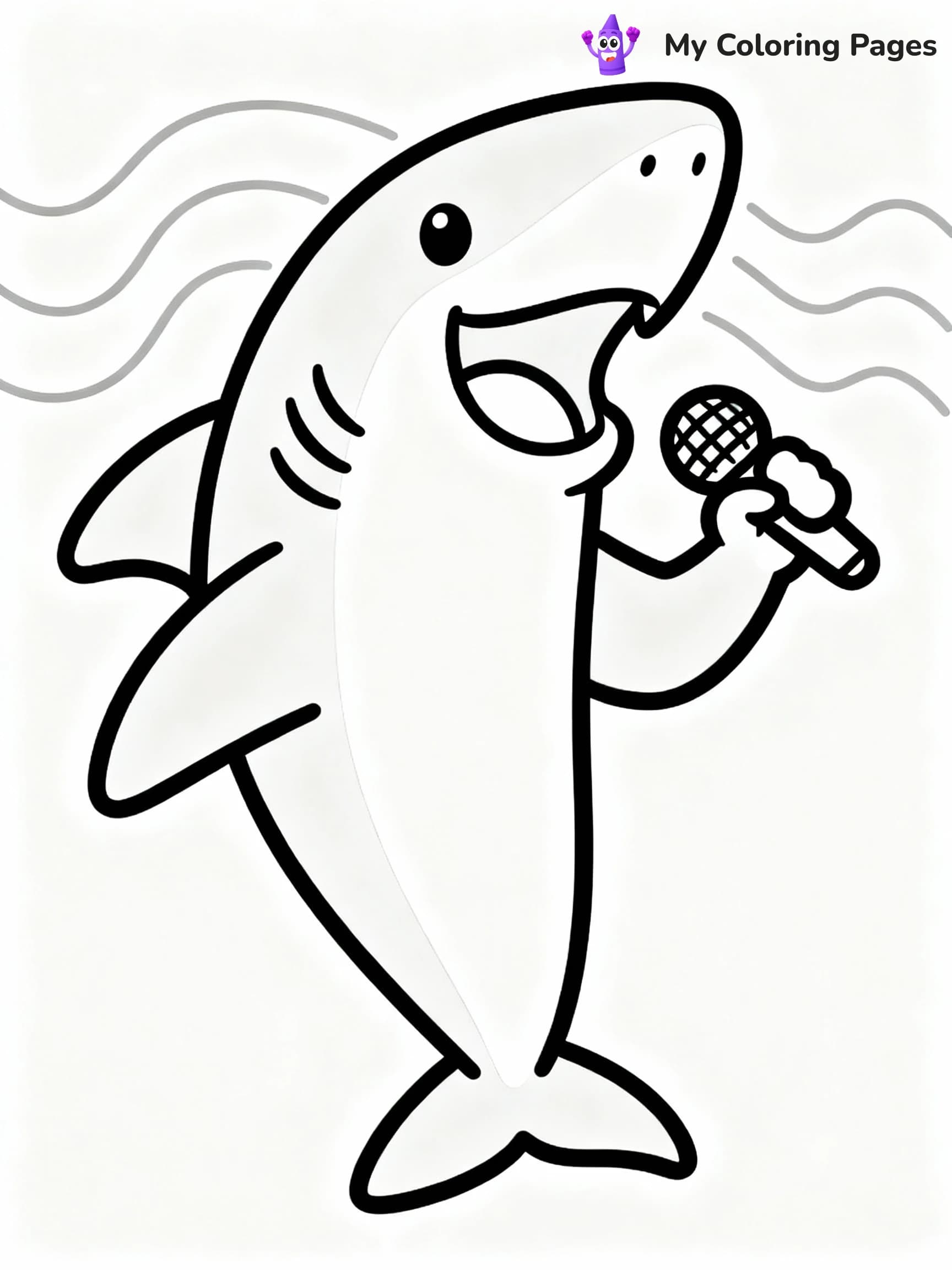 Baby Shark Coloring Pages - 7