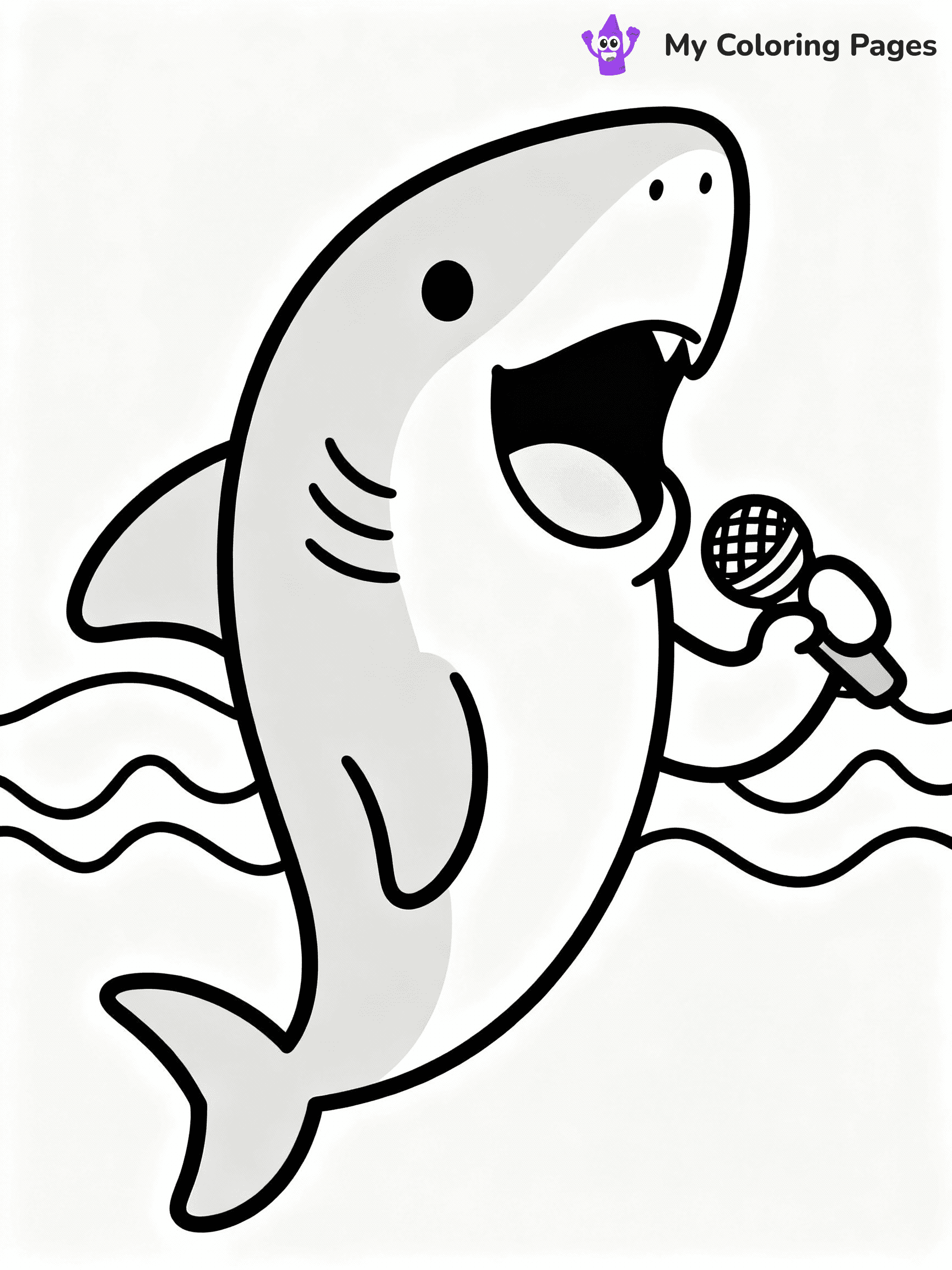 Baby Shark Coloring Pages - 5