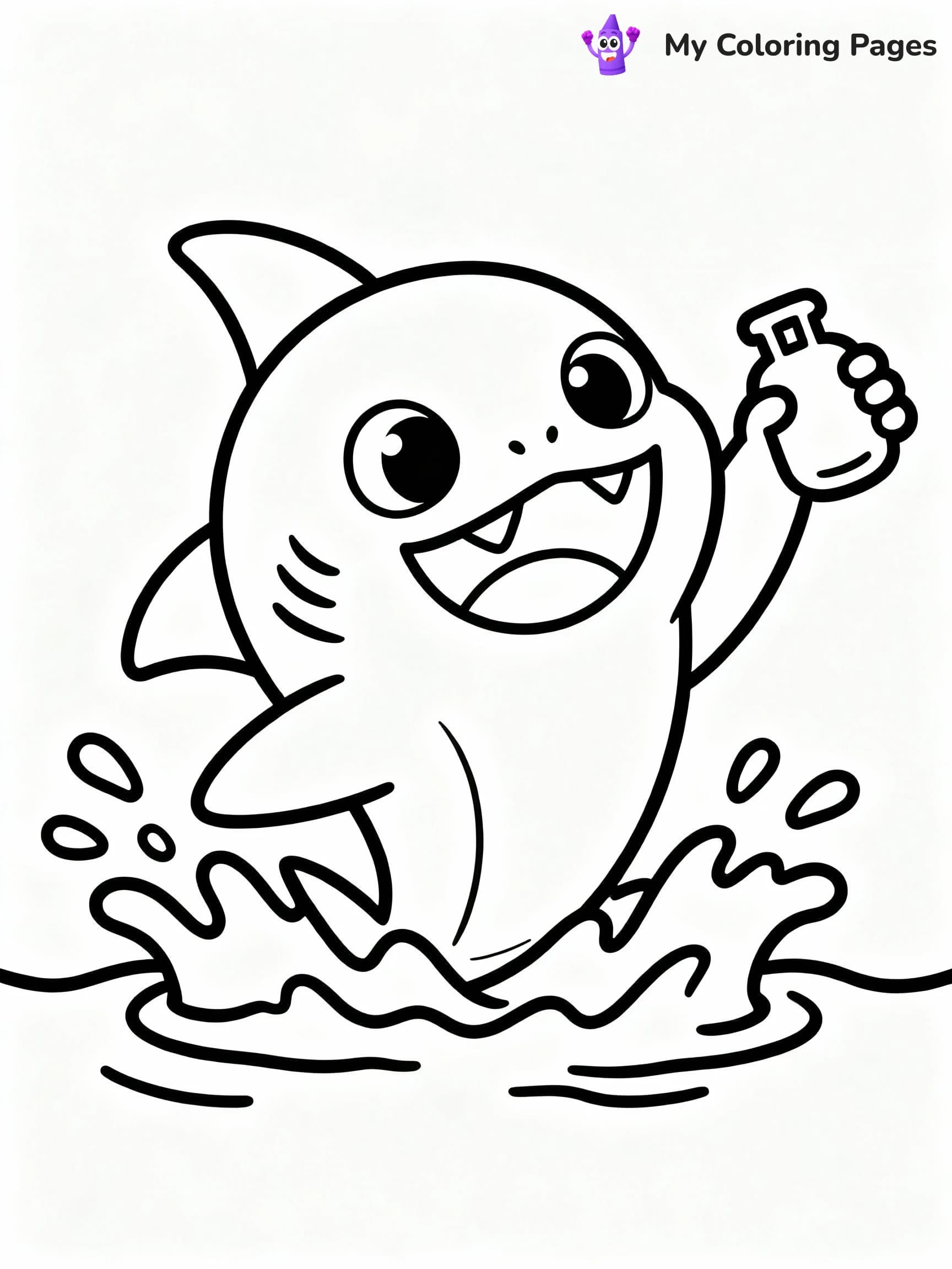 Baby Shark Coloring Pages - 3