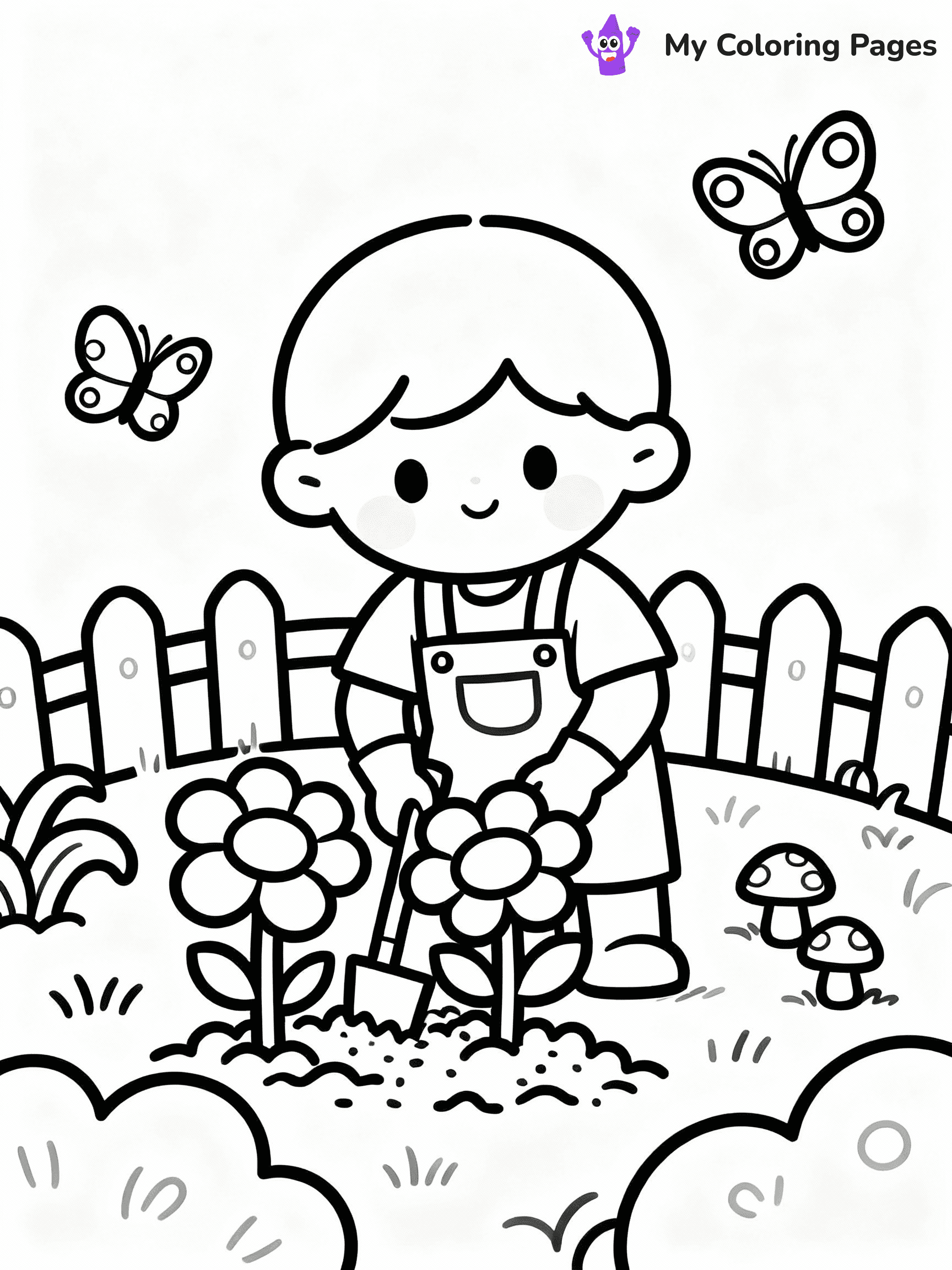 Garden Coloring Pages - 40