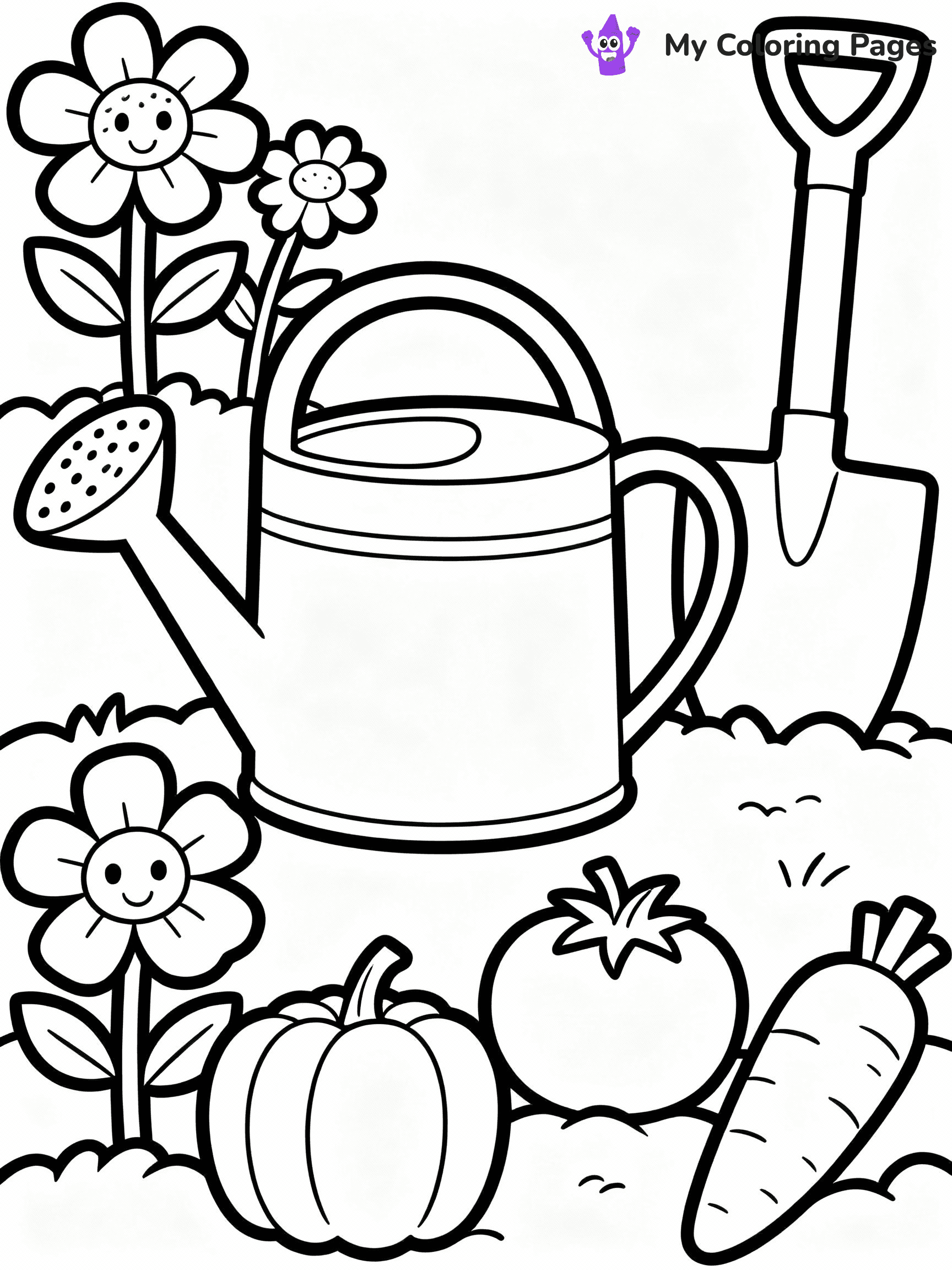 Garden Coloring Pages - 38