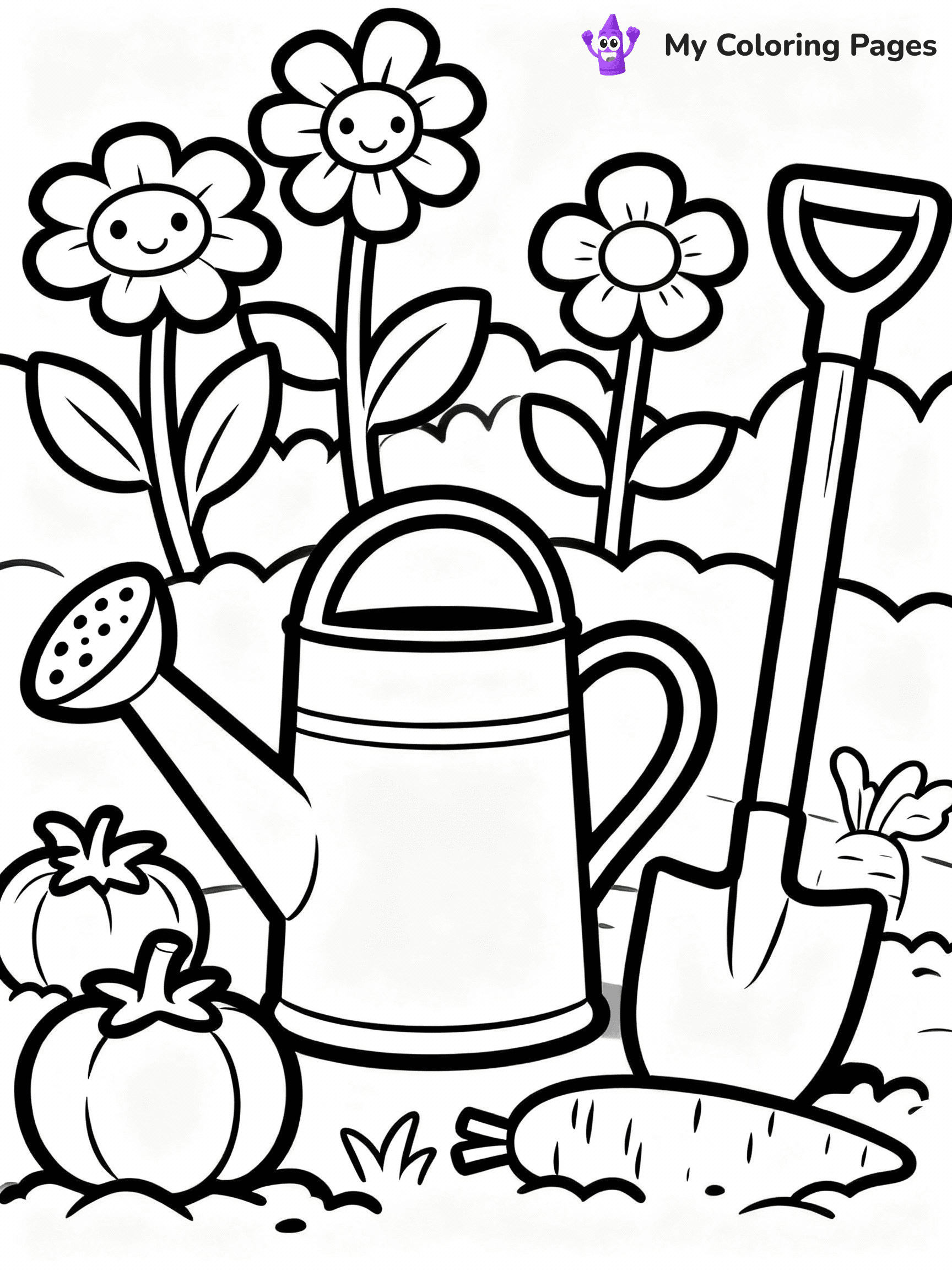 Garden Coloring Pages - 35