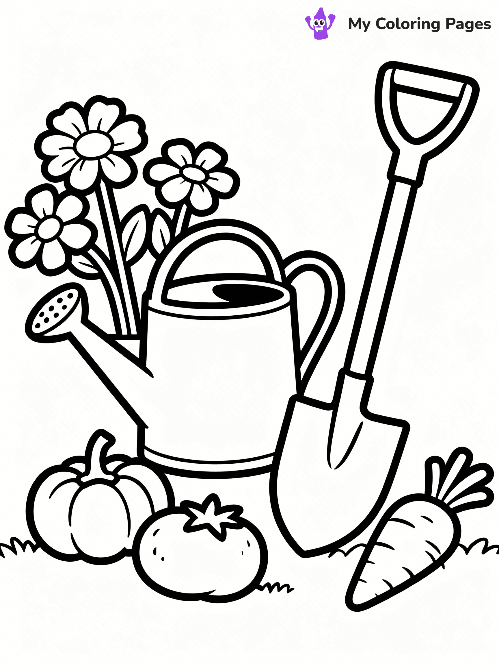 Garden Coloring Pages - 34