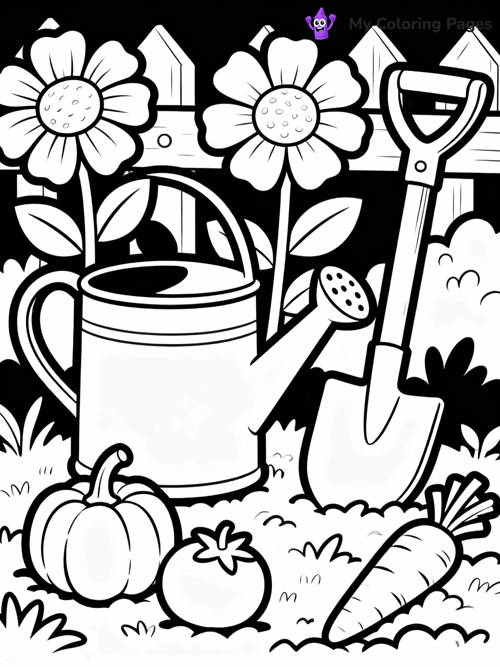 Garden Coloring Pages - 33