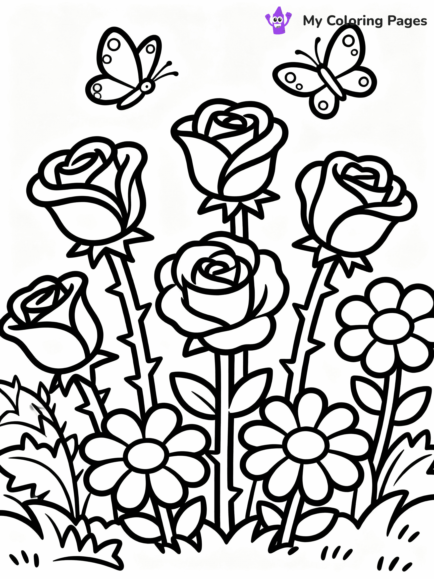 Garden Coloring Pages - 30