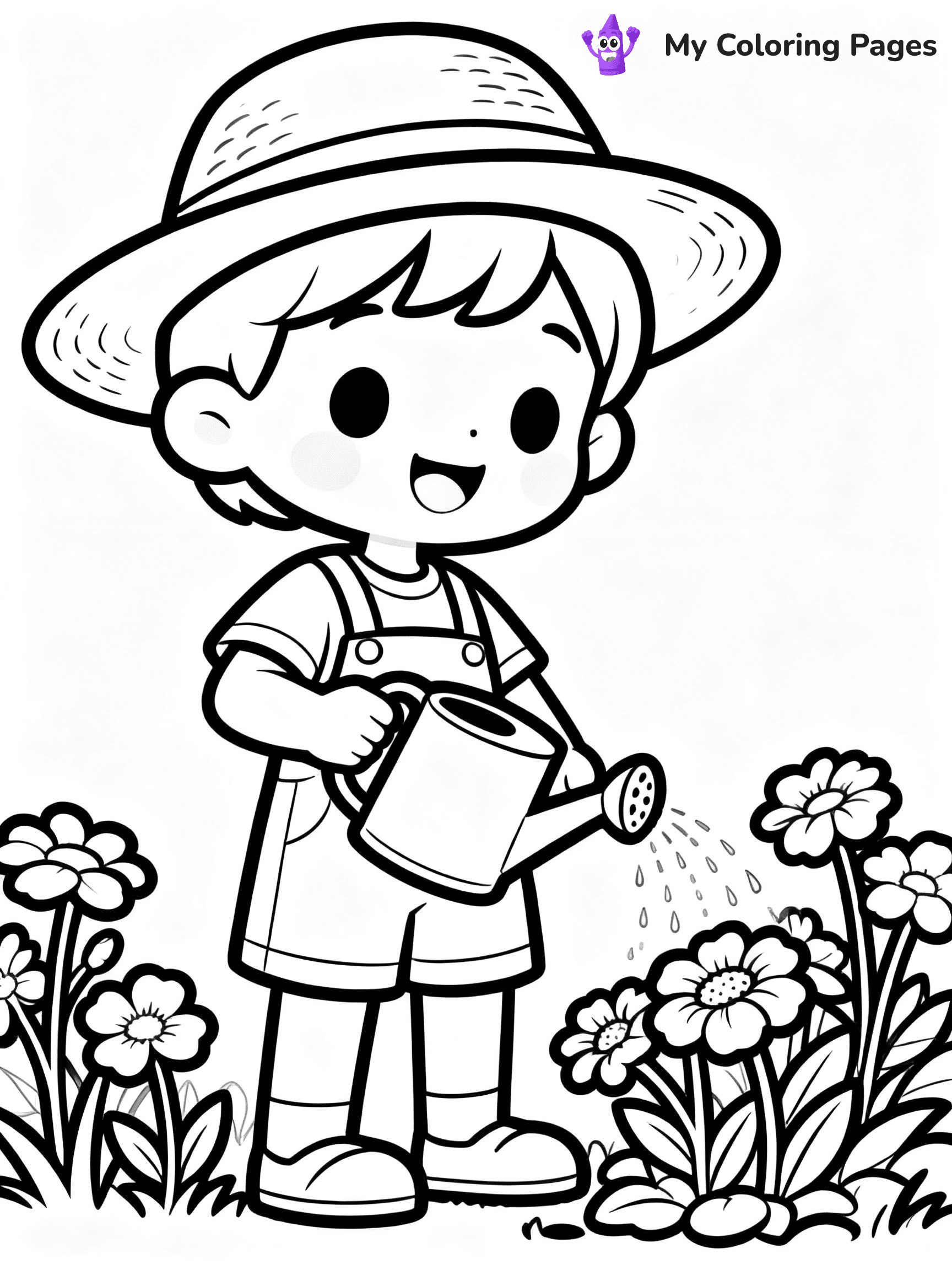 Garden Coloring Pages - 25