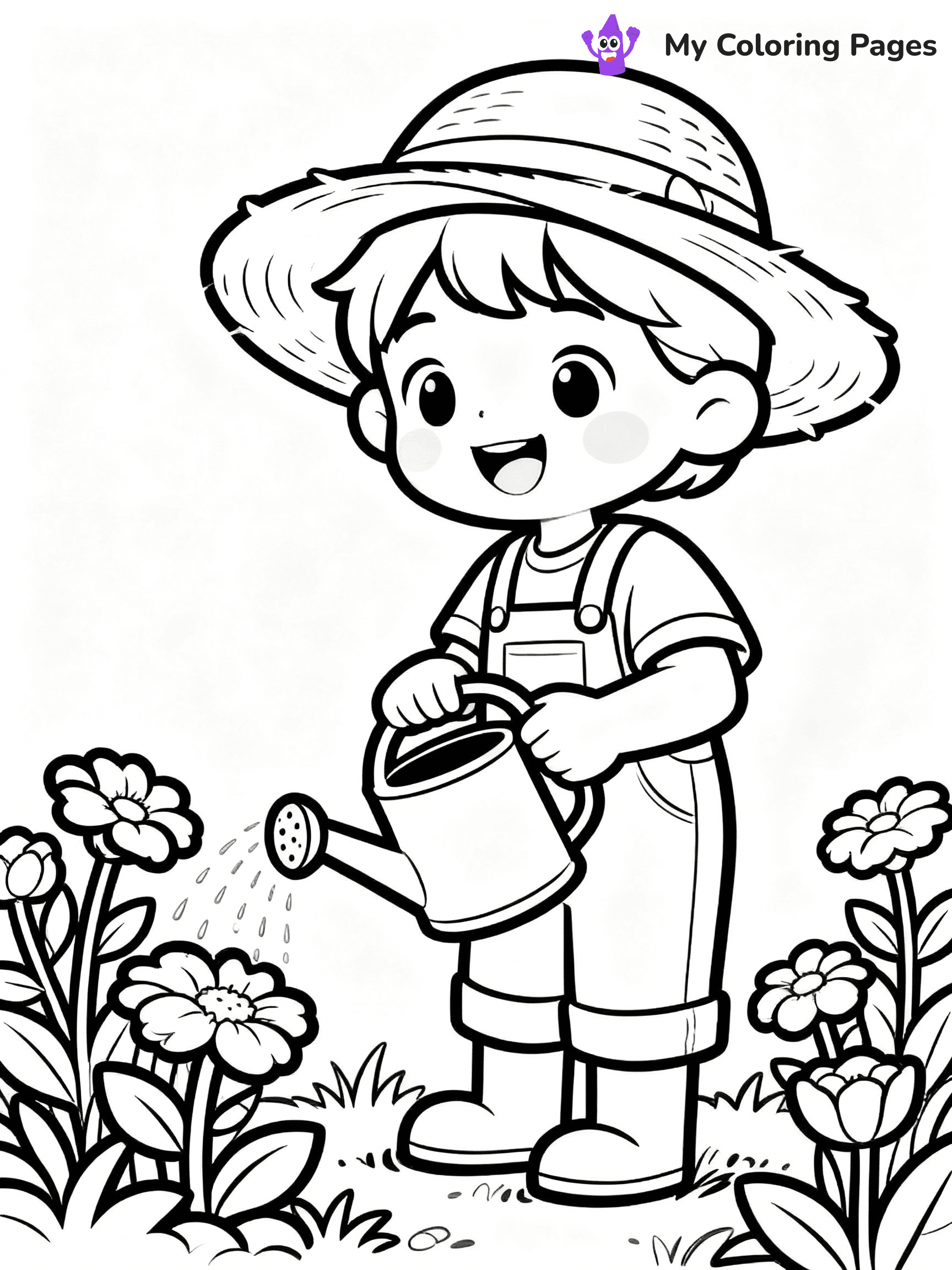 Garden Coloring Pages - 24