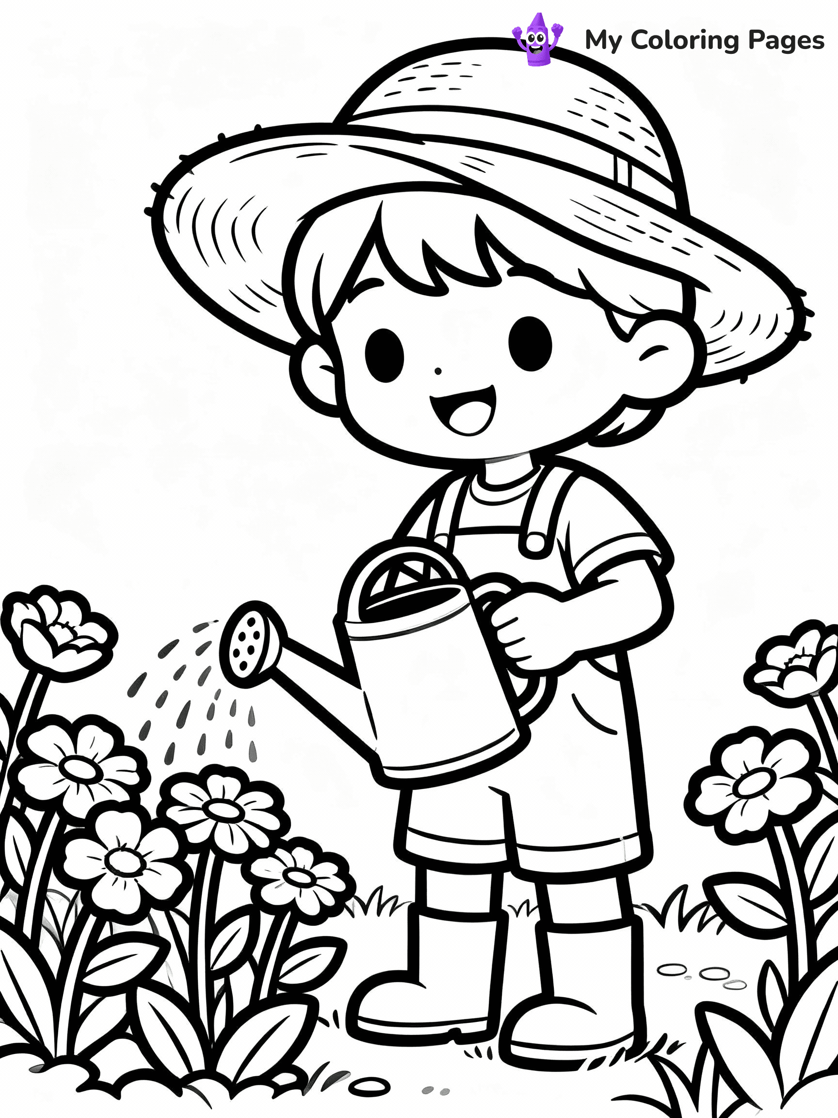 Garden Coloring Pages - 23