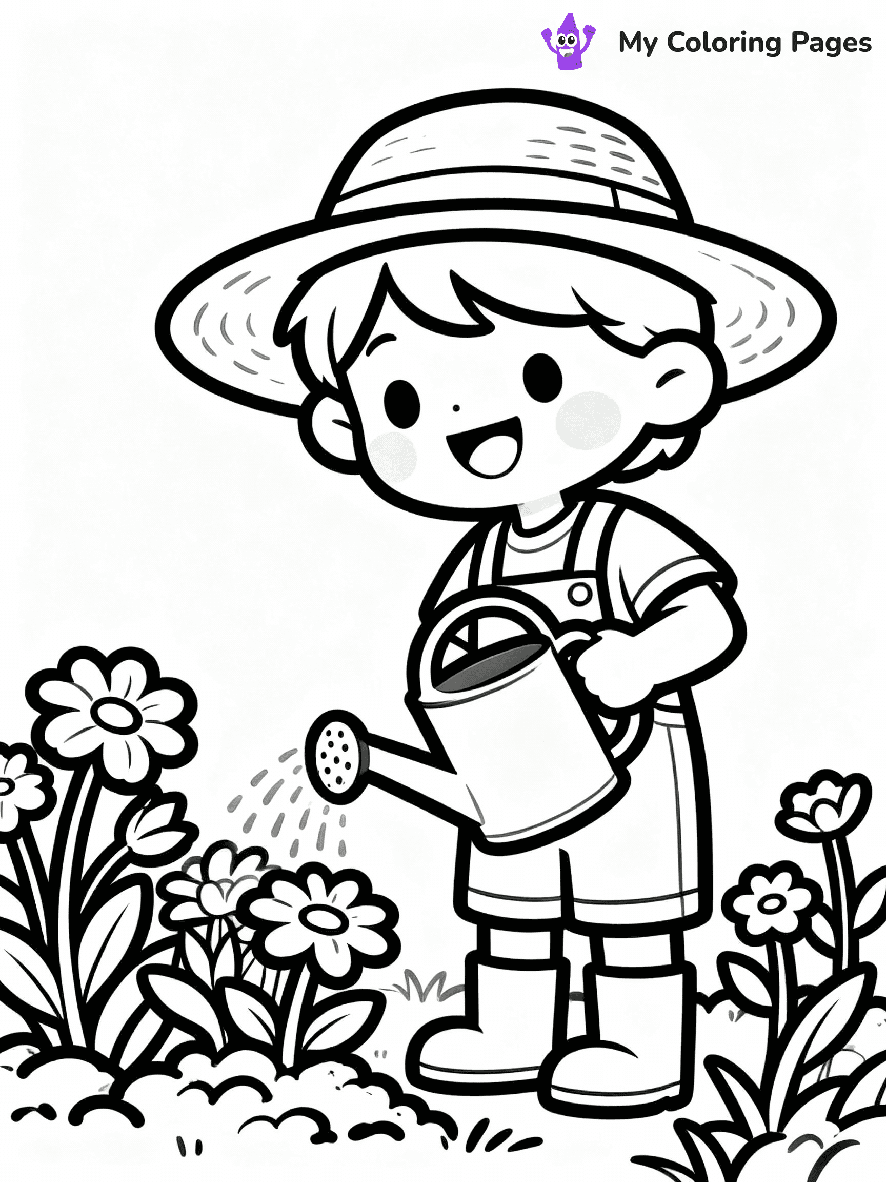 Garden Coloring Pages - 21