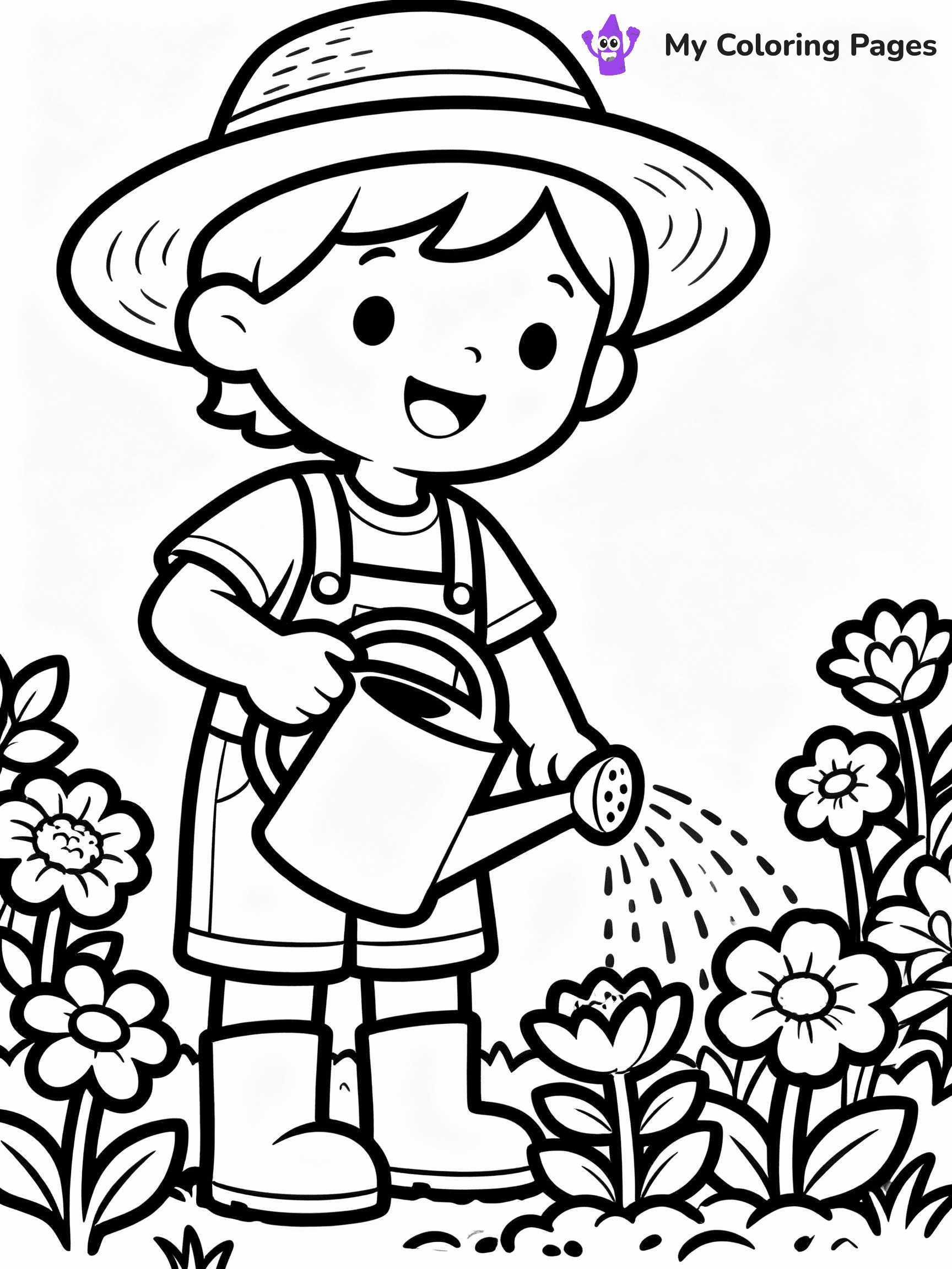 Garden Coloring Pages - 20