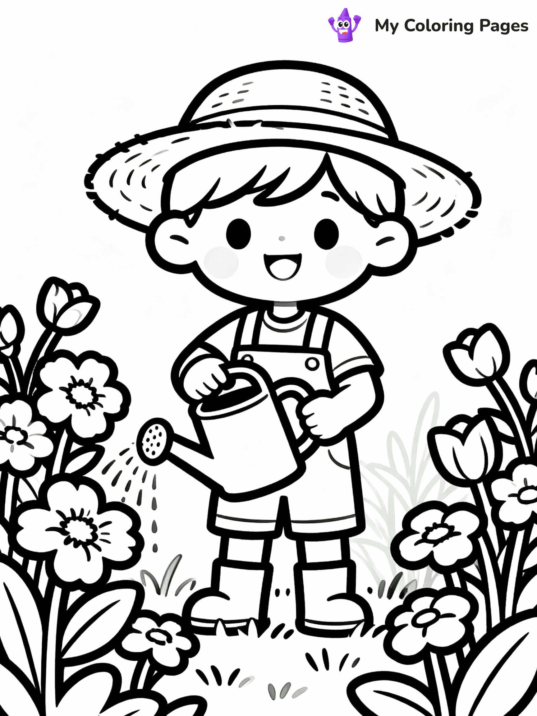 Garden Coloring Pages - 19
