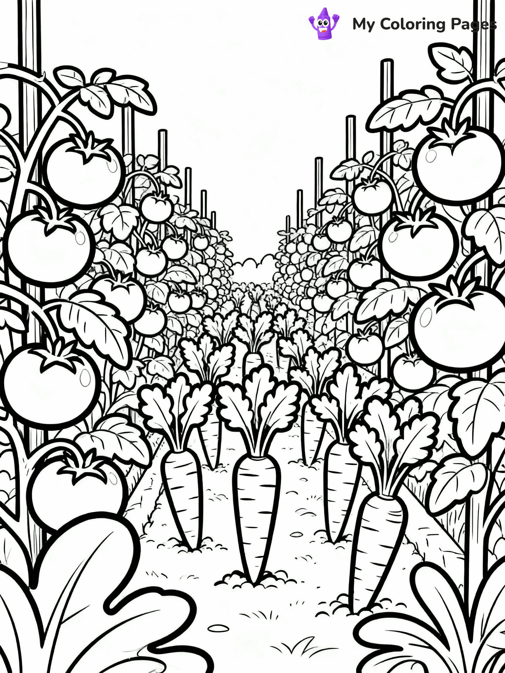 Garden Coloring Pages - 10