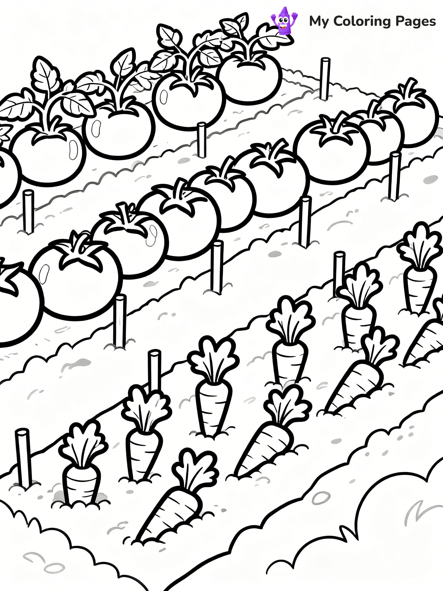 Garden Coloring Pages - 9