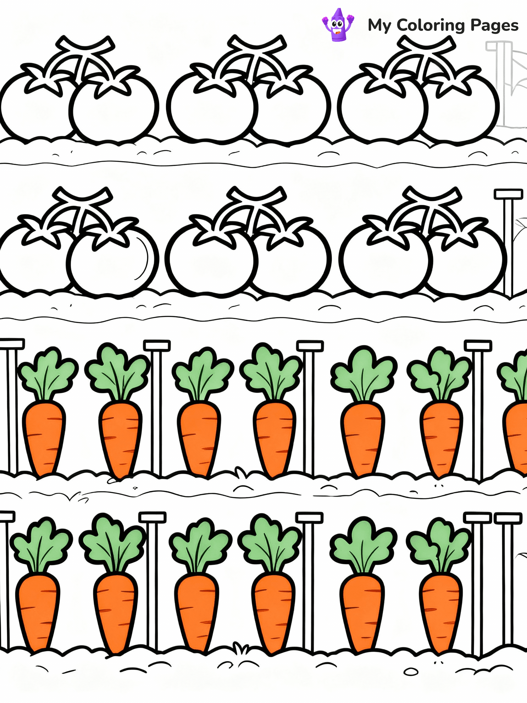 Garden Coloring Pages - 4