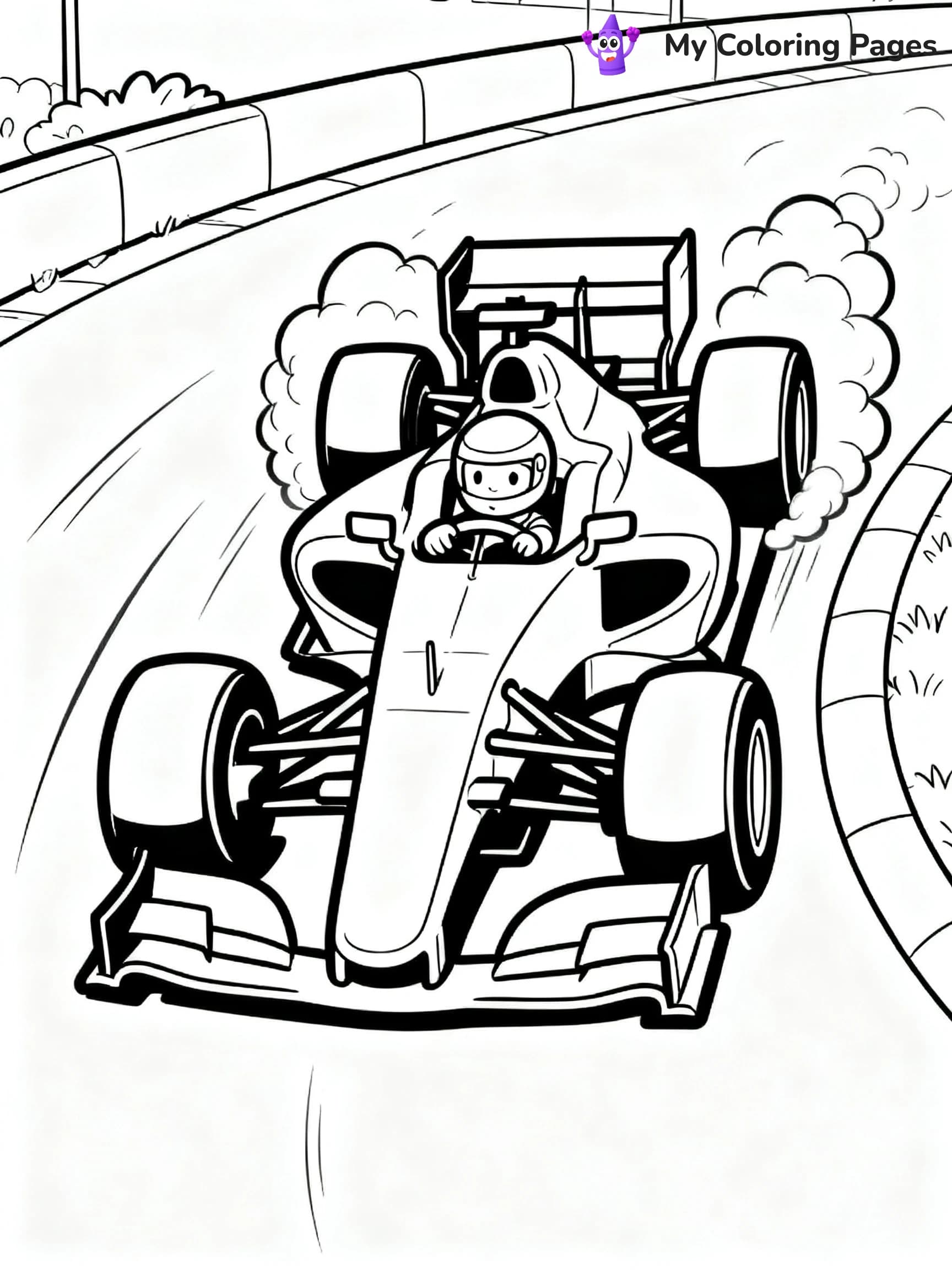 F1 Coloring Pages - 24