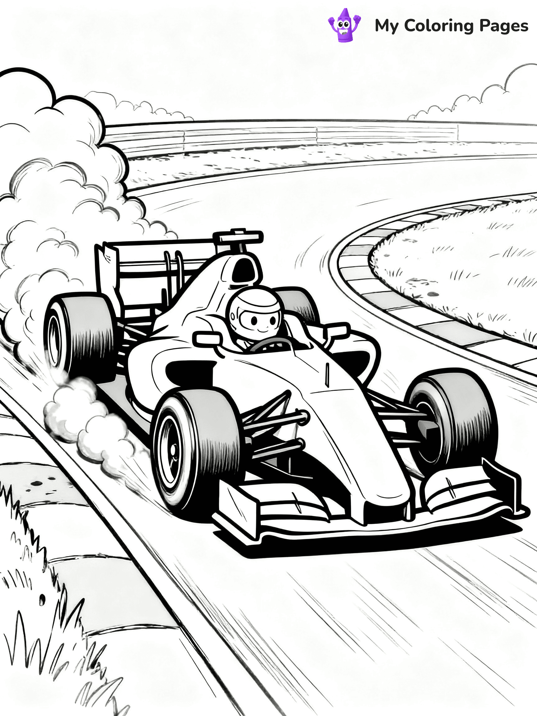 F1 Coloring Pages - 23
