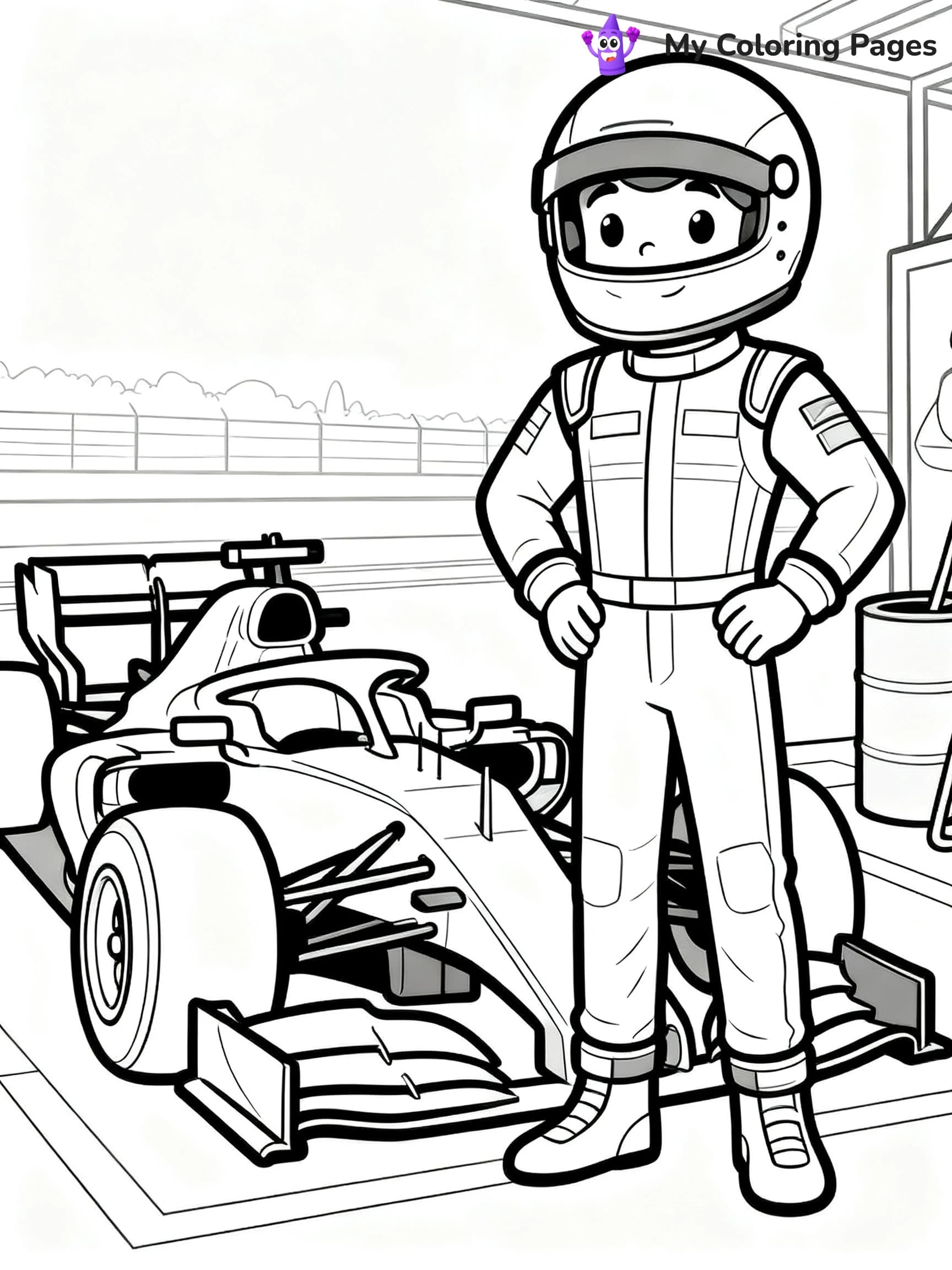 F1 Coloring Pages - 20