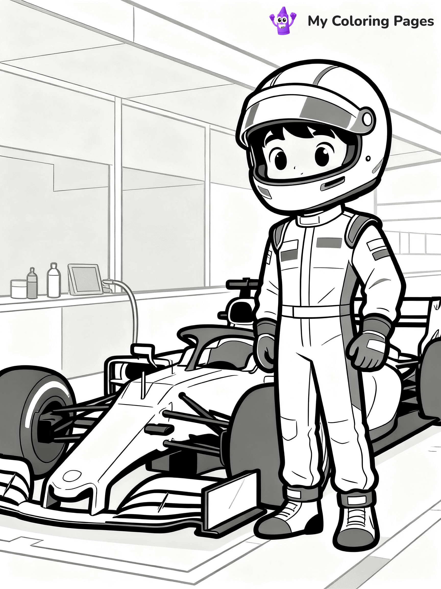 F1 Coloring Pages - 17