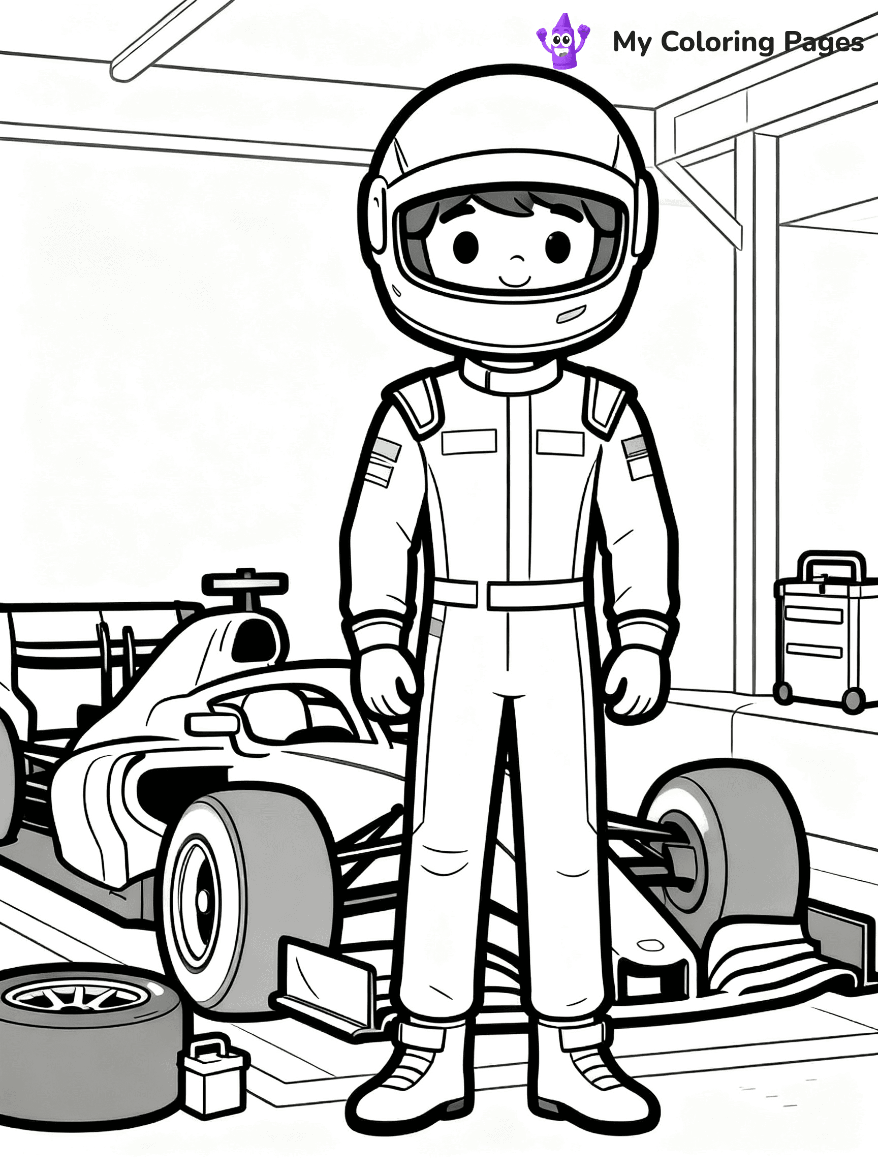 F1 Coloring Pages - 15