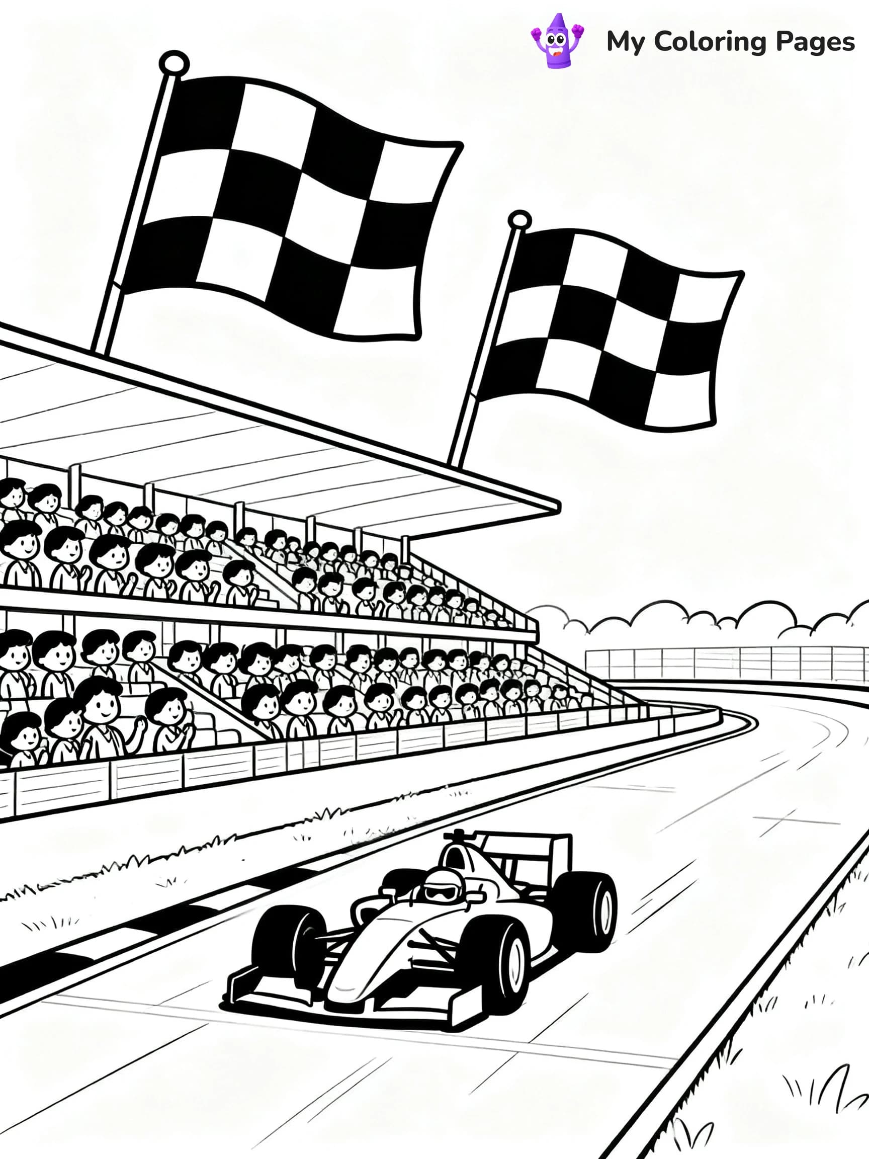 F1 Coloring Pages - 6
