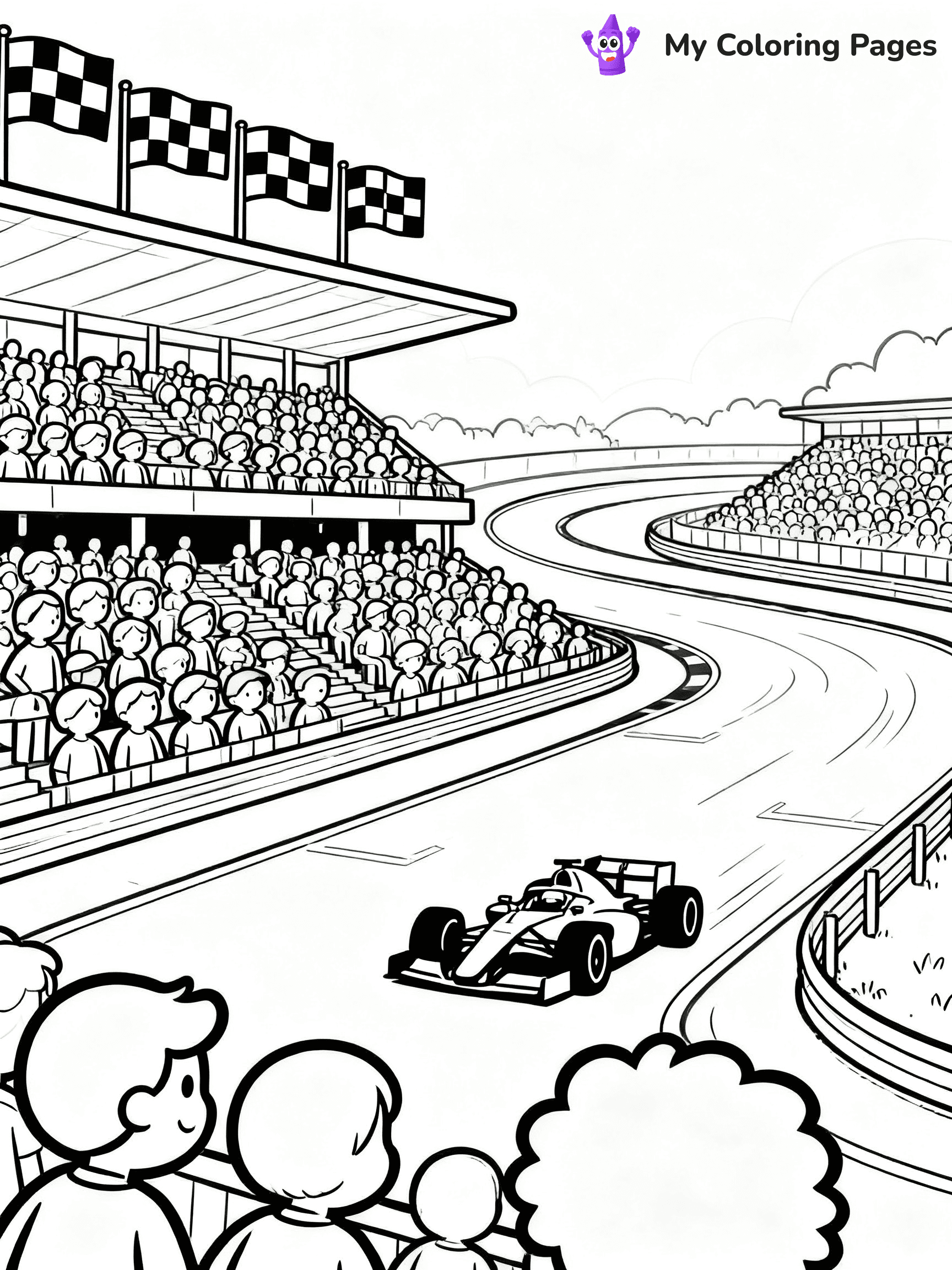 F1 Coloring Pages - 3