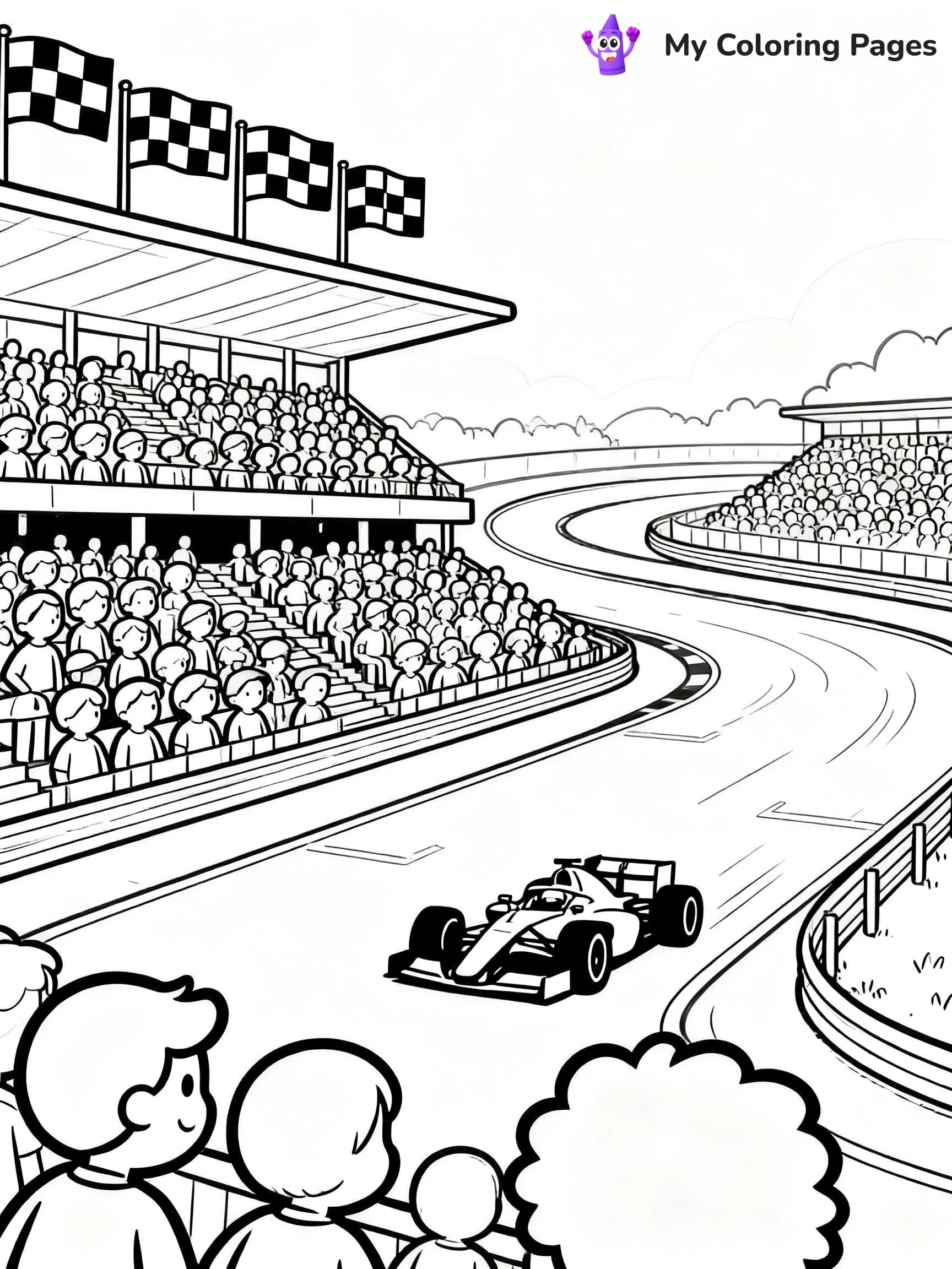 F1 Coloring Pages - 3