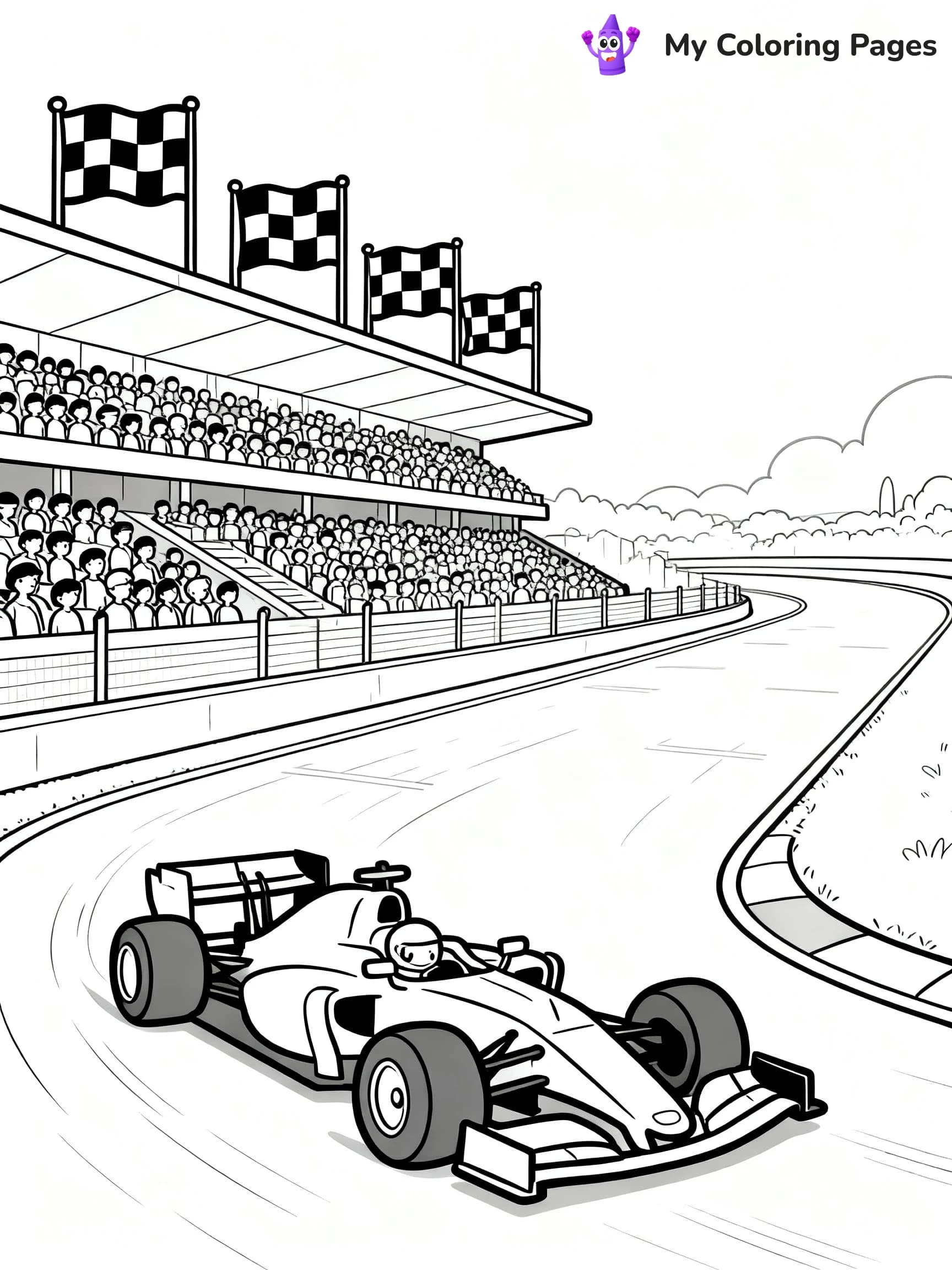 F1 Coloring Pages - 2