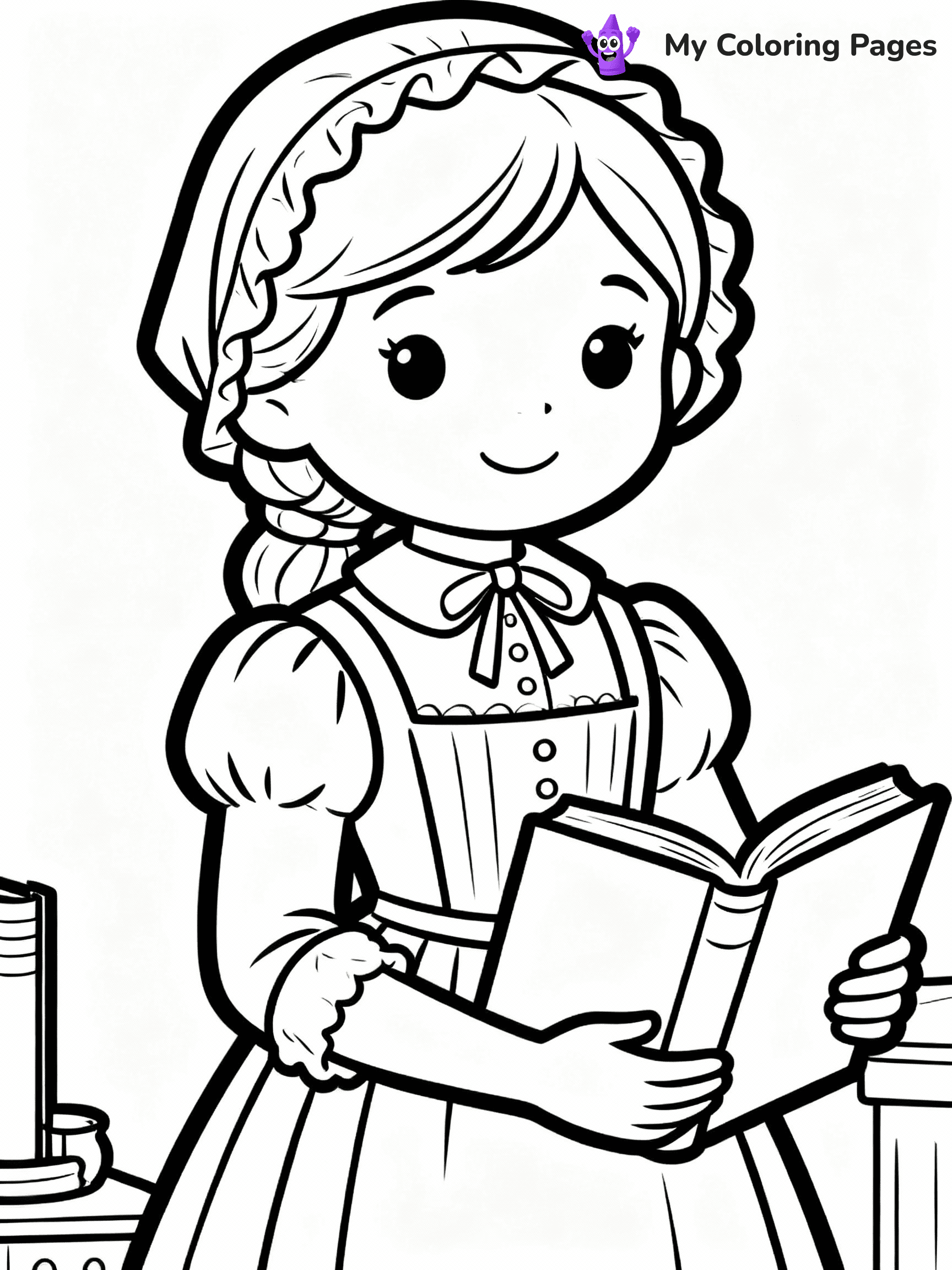 American Girl Doll Coloring Pages - 34