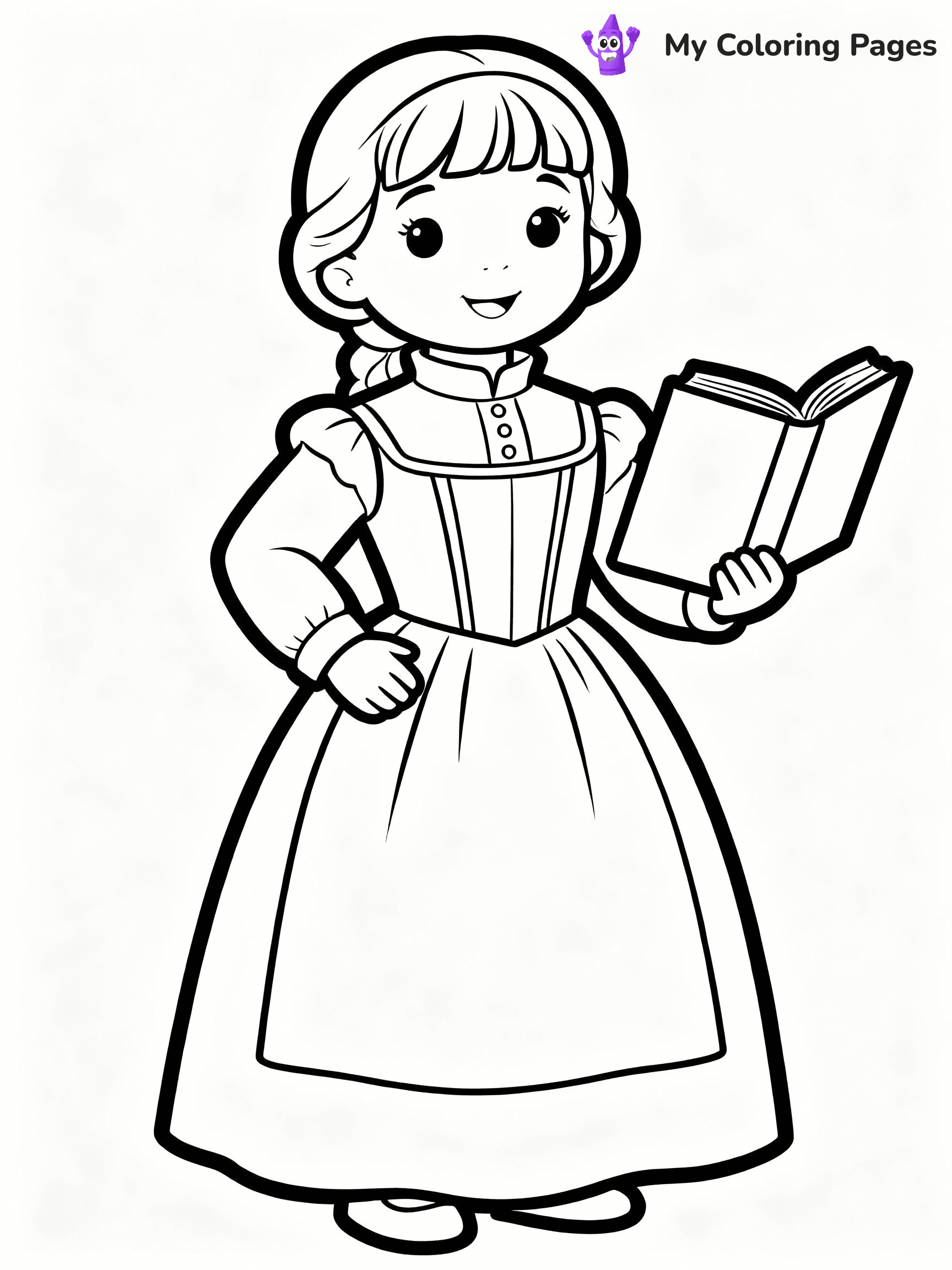 American Girl Doll Coloring Pages - 33