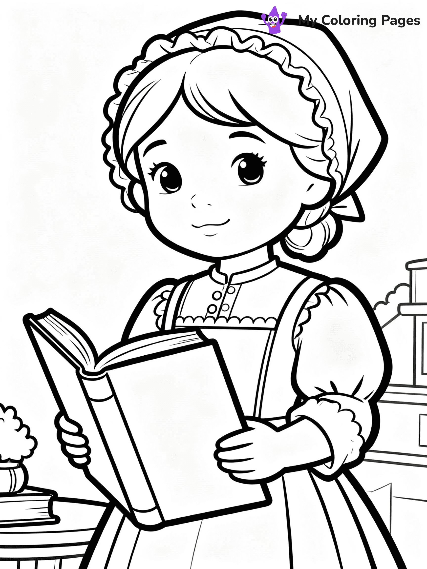 American Girl Doll Coloring Pages - 31