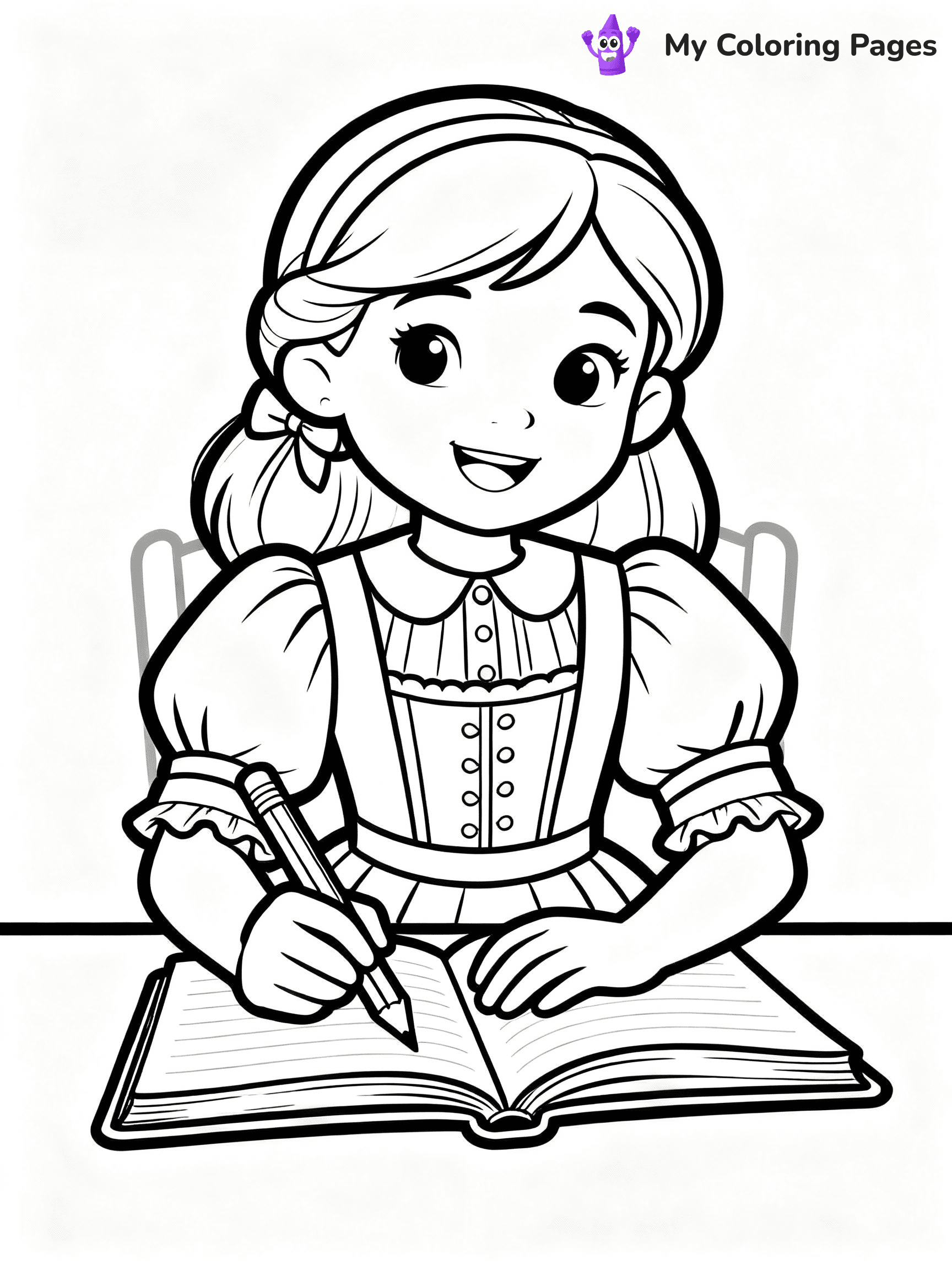 American Girl Doll Coloring Pages - 29