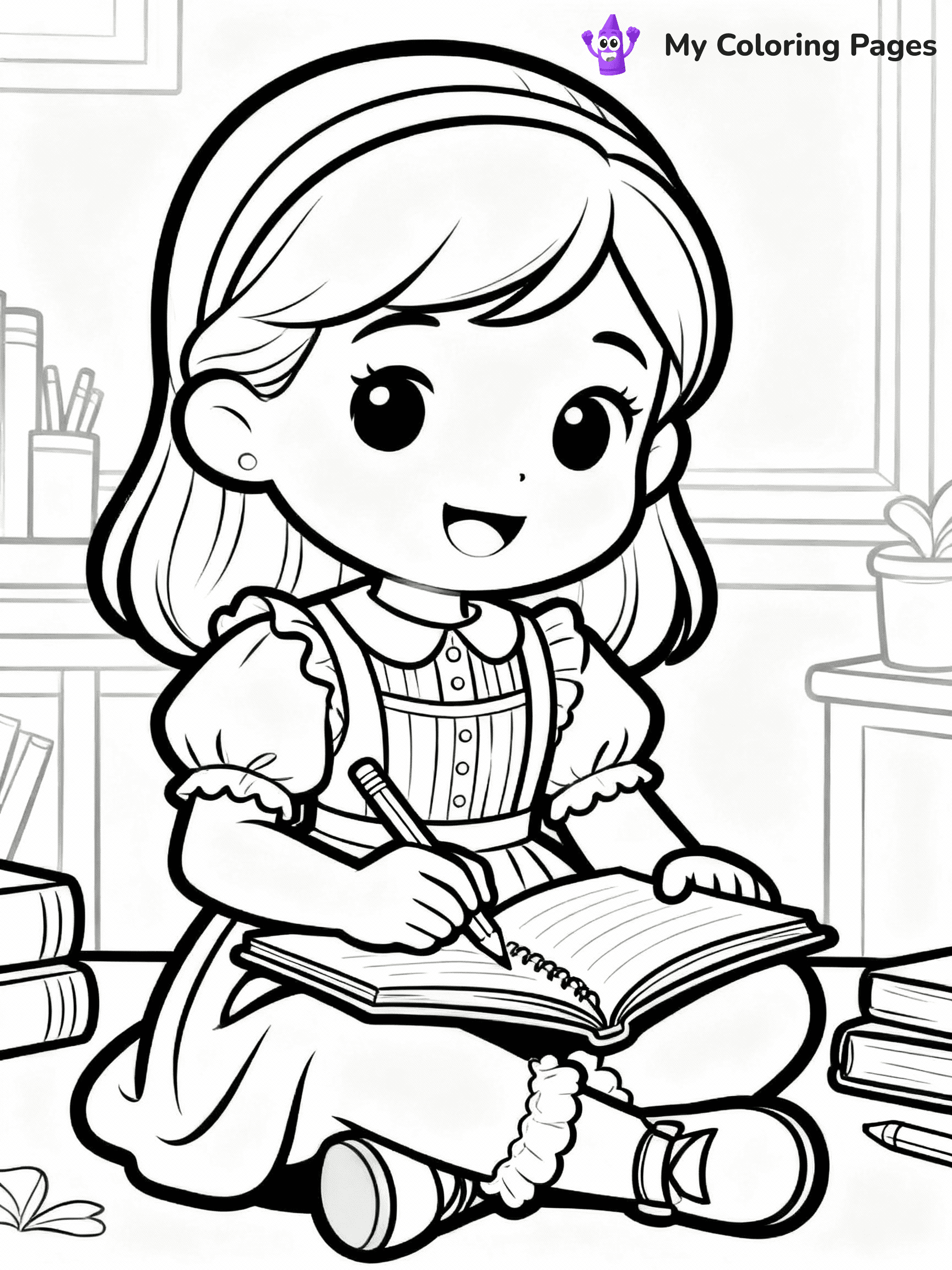 American Girl Doll Coloring Pages - 27