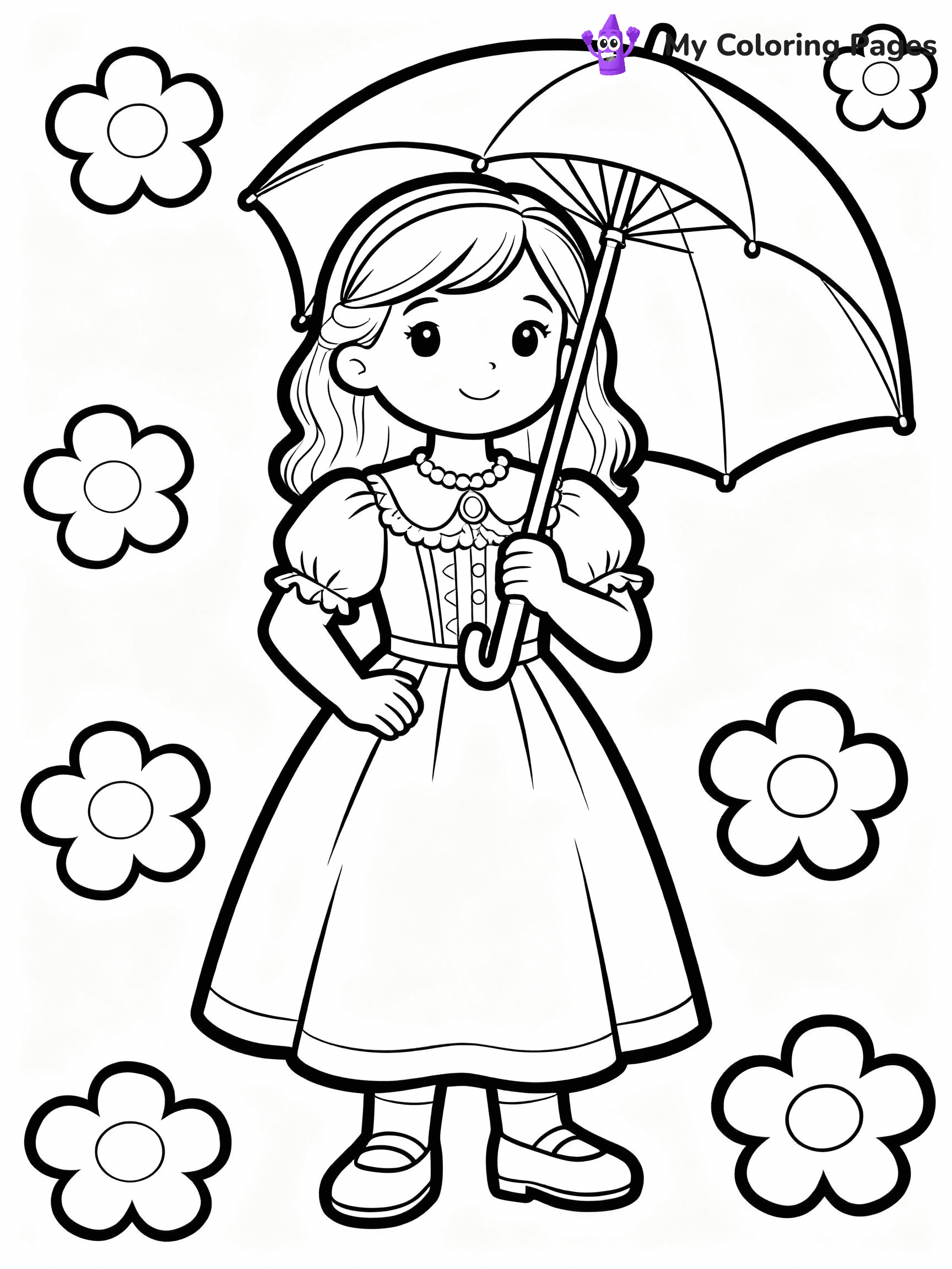 American Girl Doll Coloring Pages - 19
