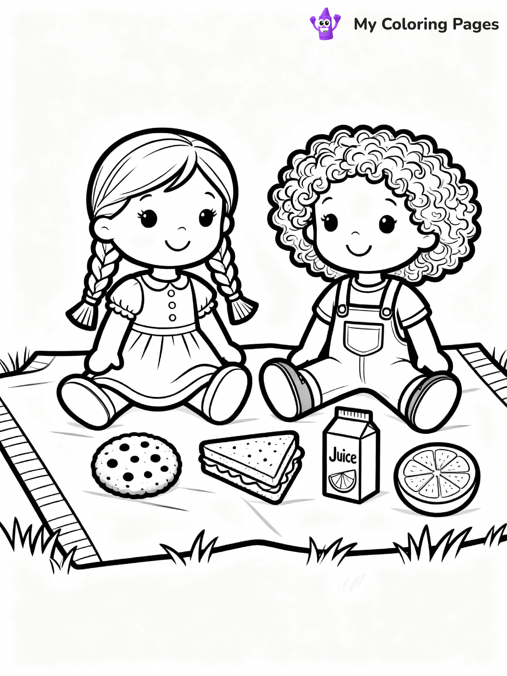 American Girl Doll Coloring Pages - 17