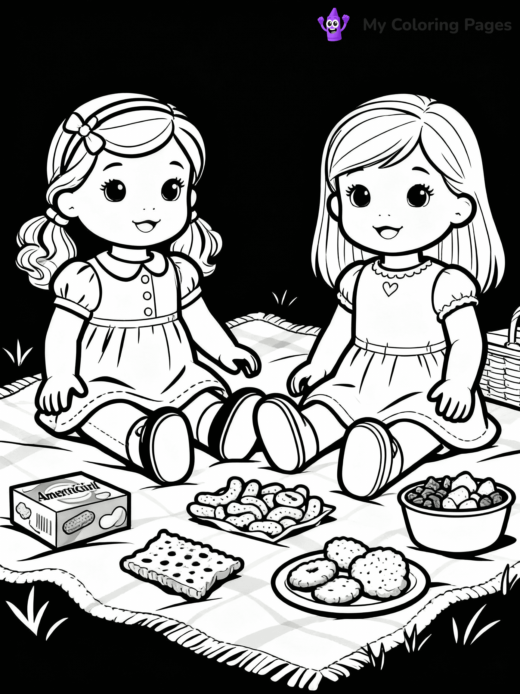 American Girl Doll Coloring Pages - 13