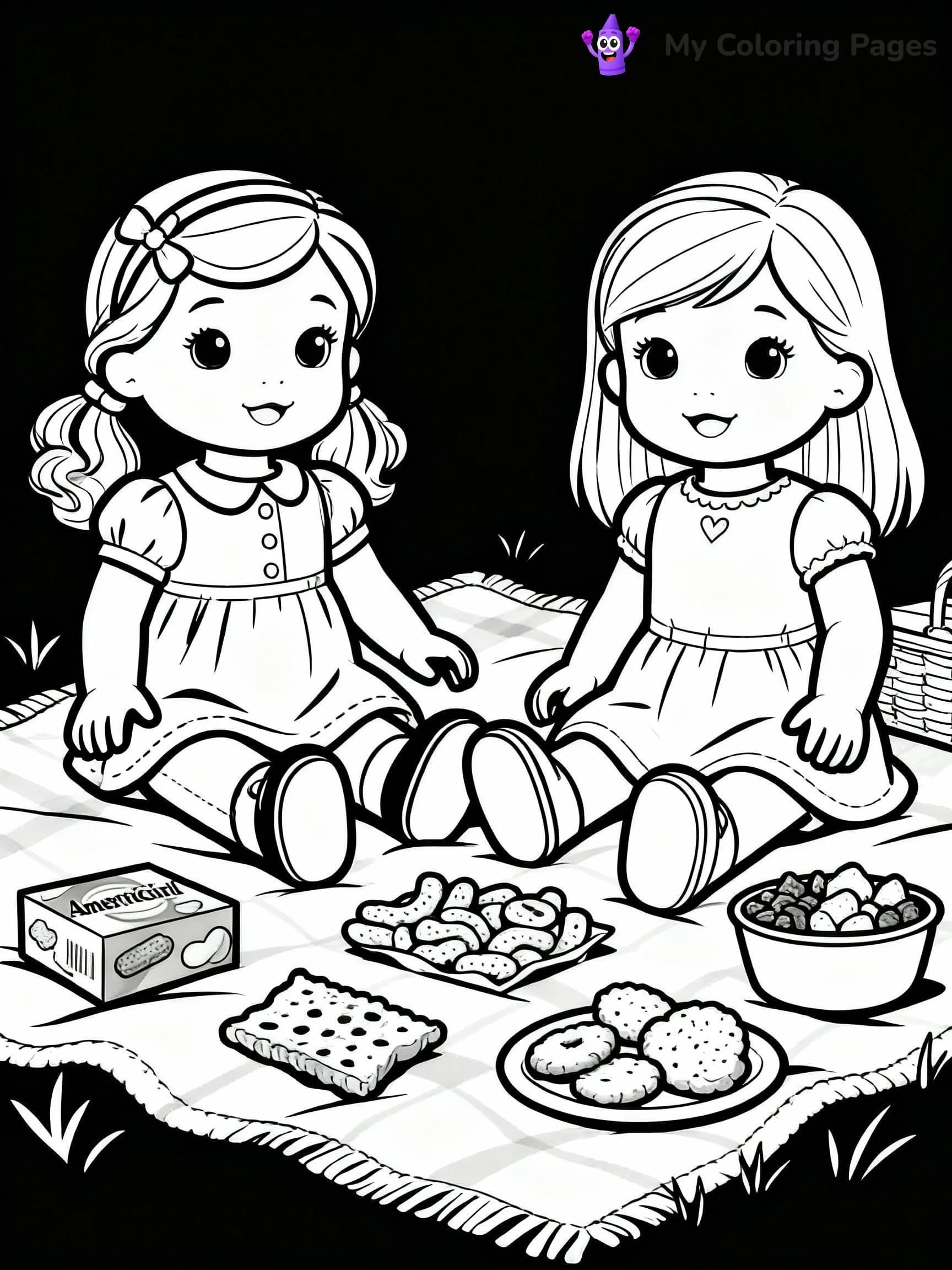 American Girl Doll Coloring Pages - 13