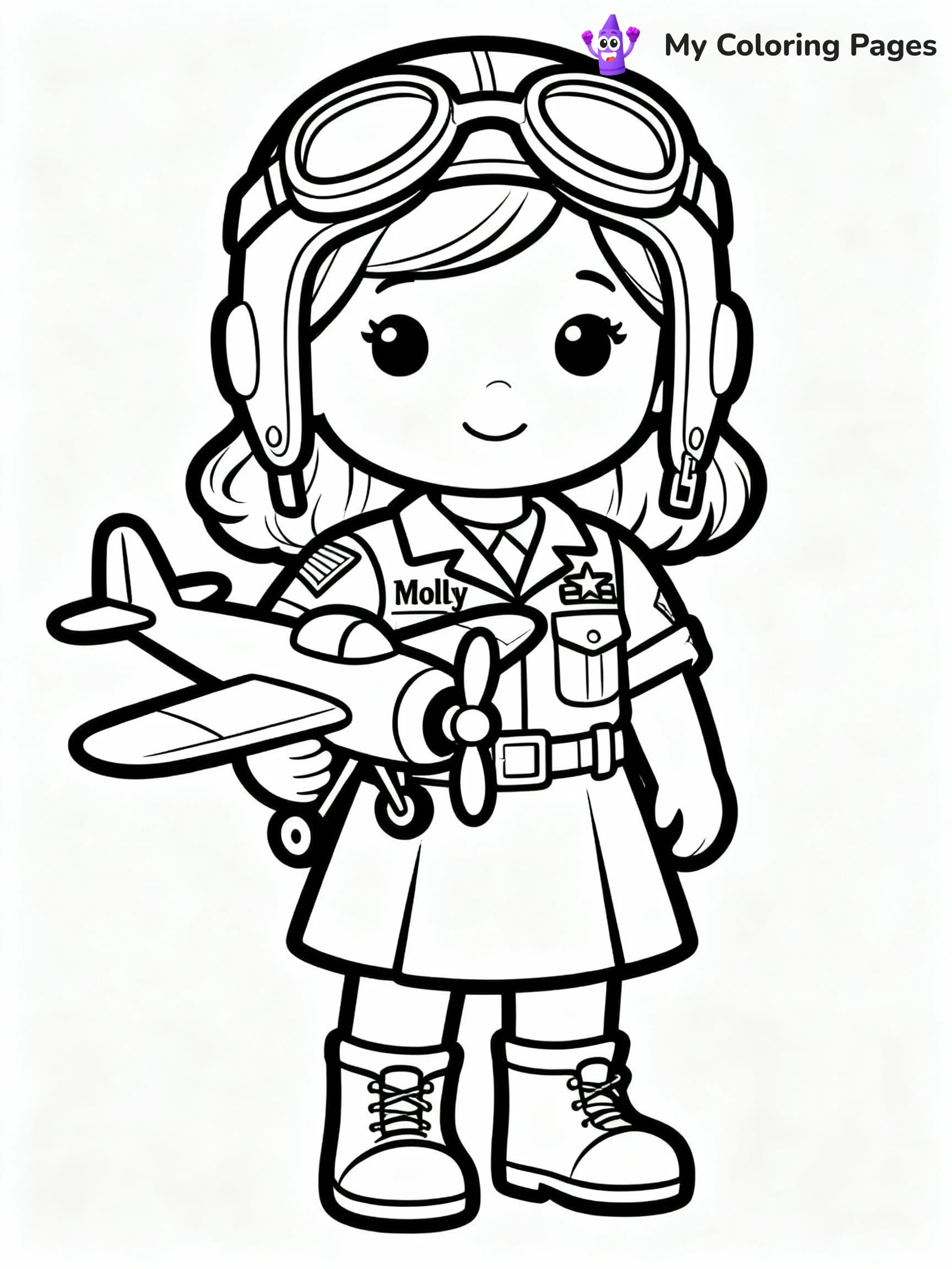 American Girl Doll Coloring Pages - 2