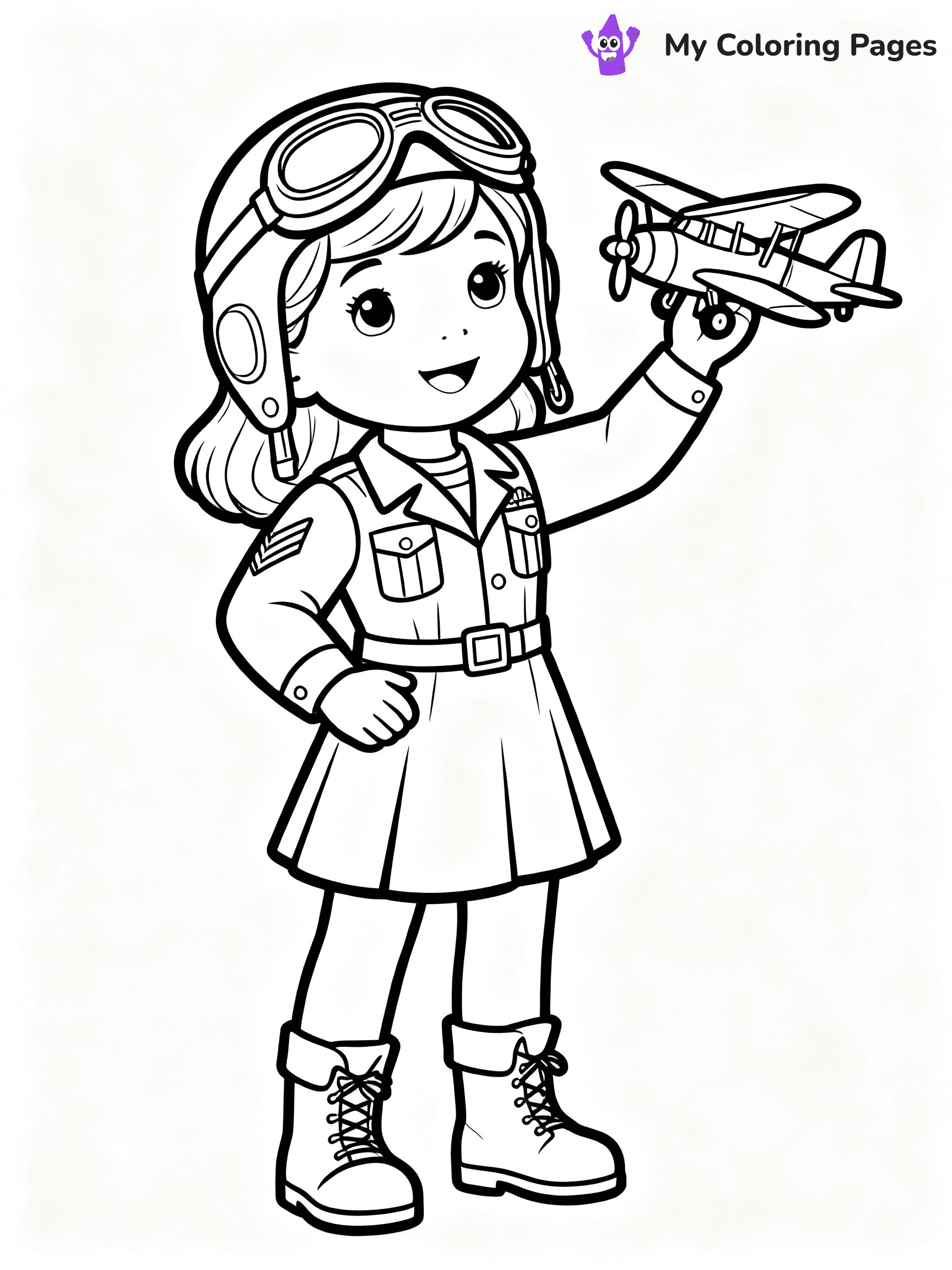 American Girl Doll Coloring Pages - 1